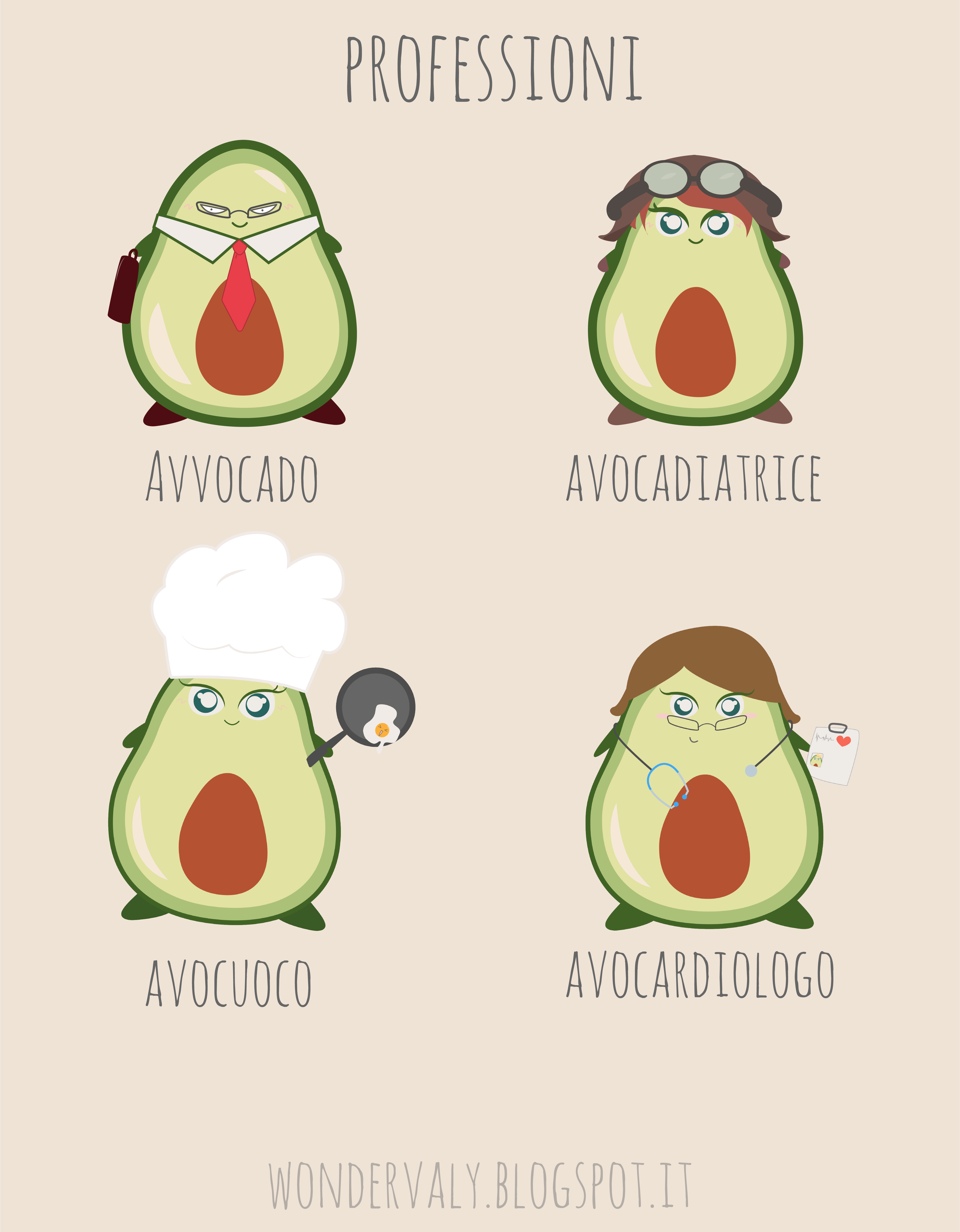 4518x5800 Cute Avocado Wallpaper