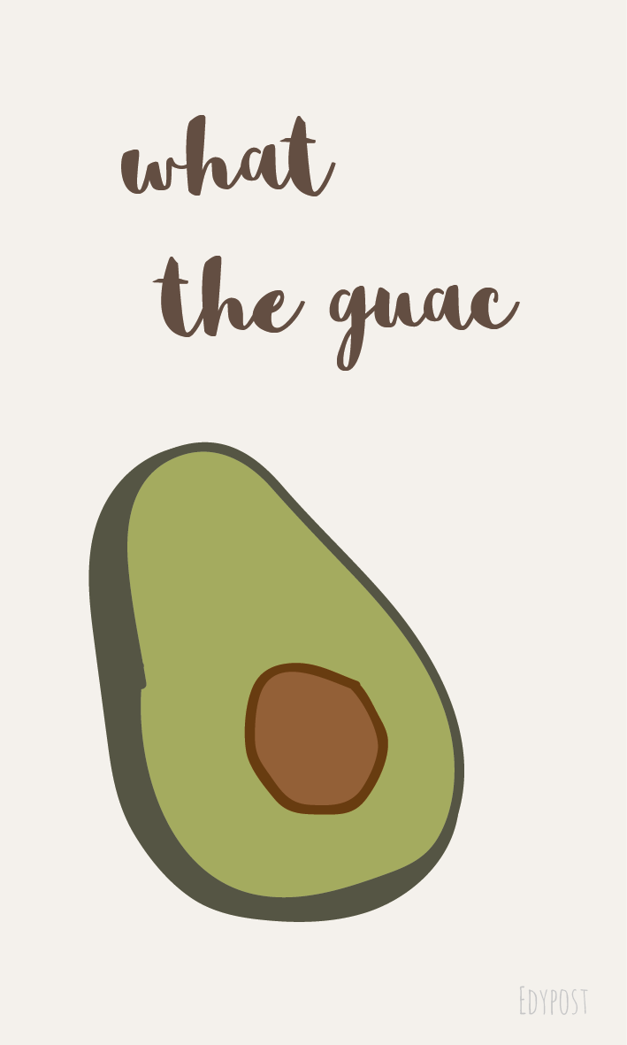 709x1181 Cute Avocado Wallpaper