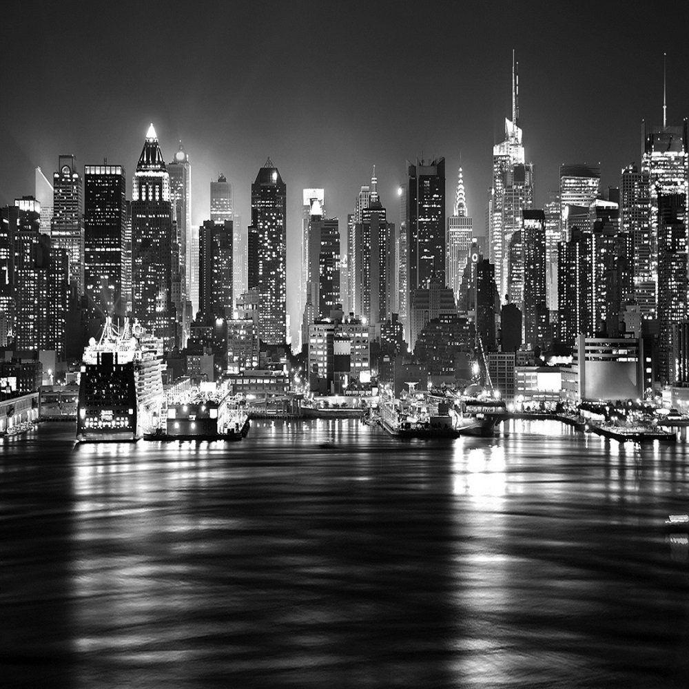 1000x1000 New York Skyline At Night Wallpaper .