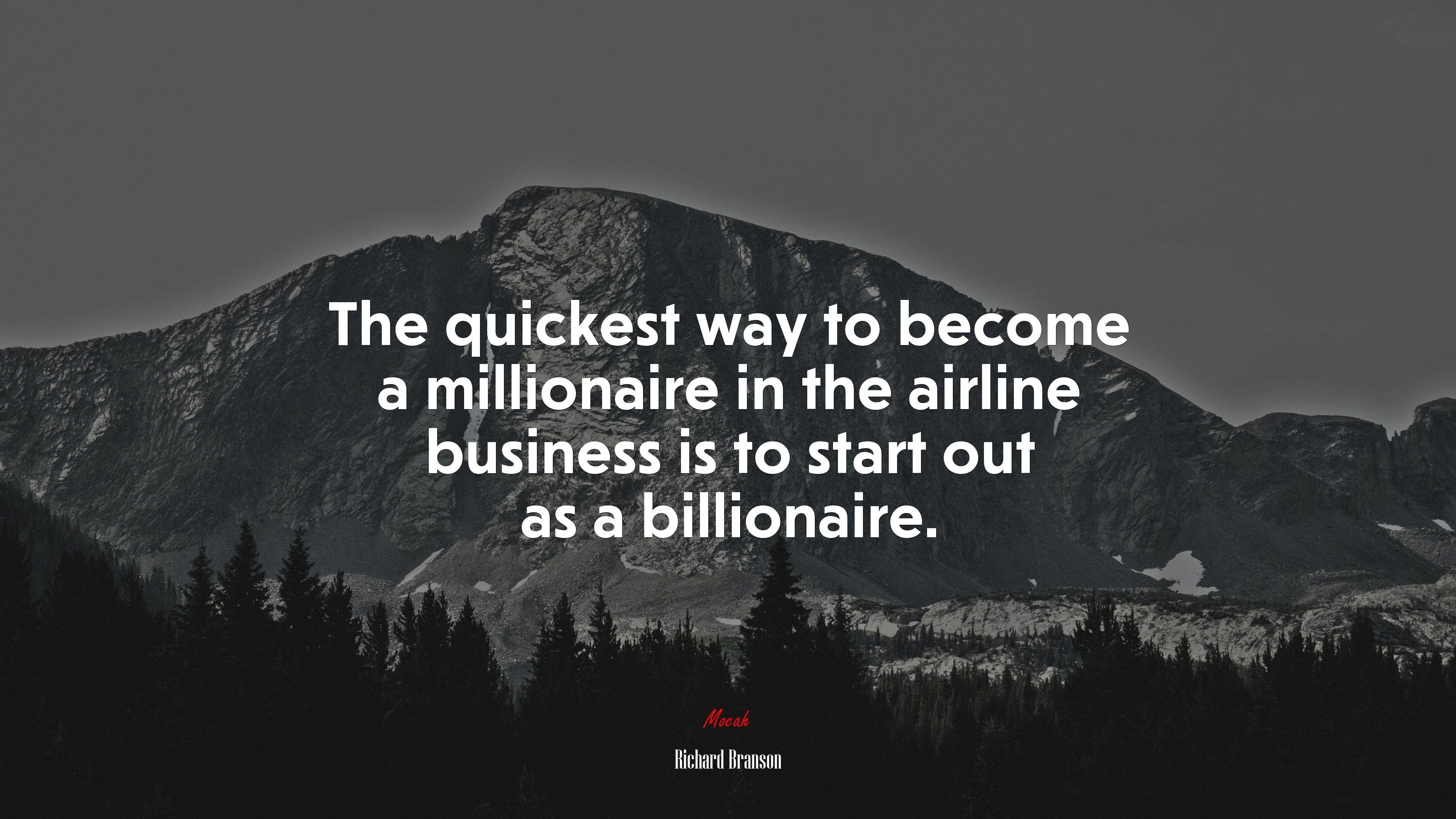 3840x2160 Richard Branson quote, 4k wallpaper .