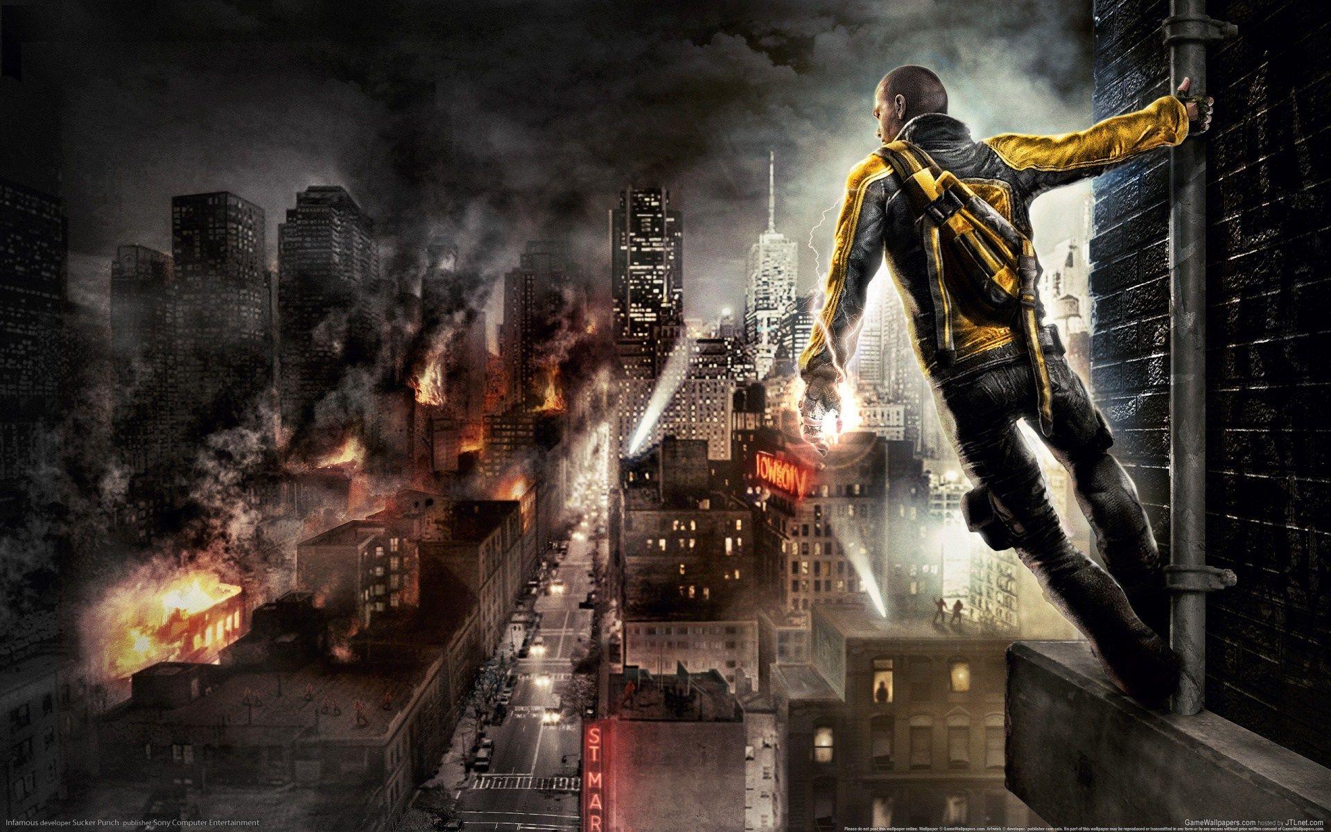 1920x1200 Cole MacGrath, Infamous, Infamous 2 HD Wallpaper & Background