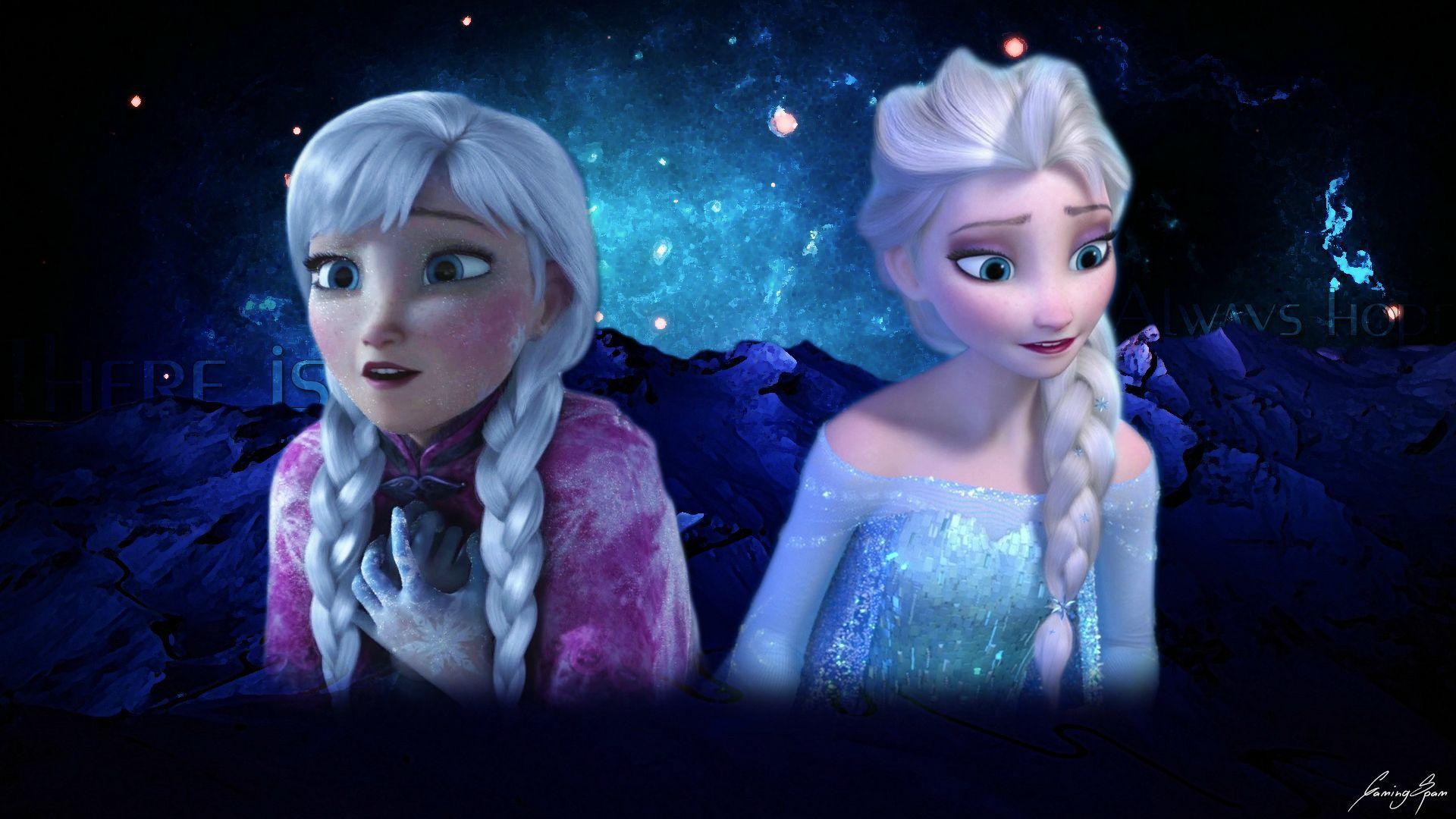 1920x1080 Elsa And Anna Wallpaper HD .