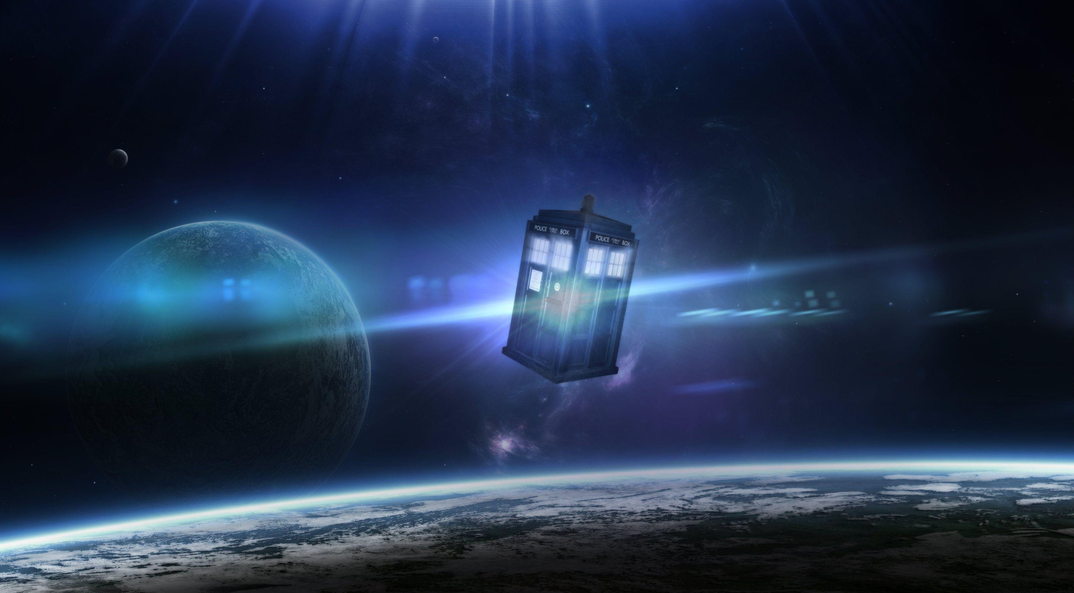 3551x1962 Doctor Who Tardis 4k .