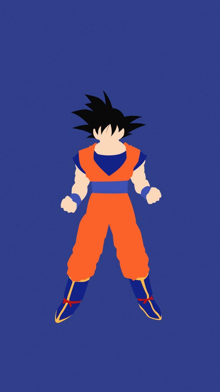750x1334 Download Minimal, anime boy, dragon .