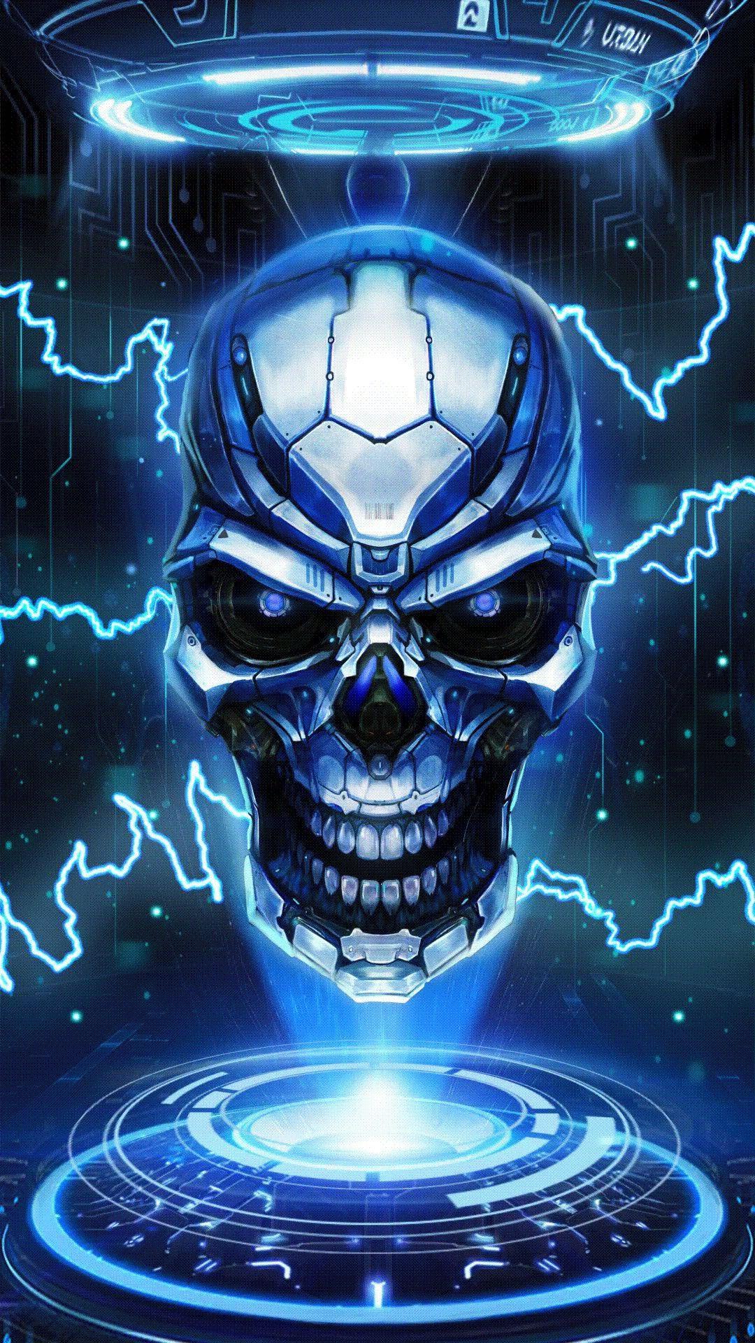 1080x1920 Skull Fire 1920X1080 .line.