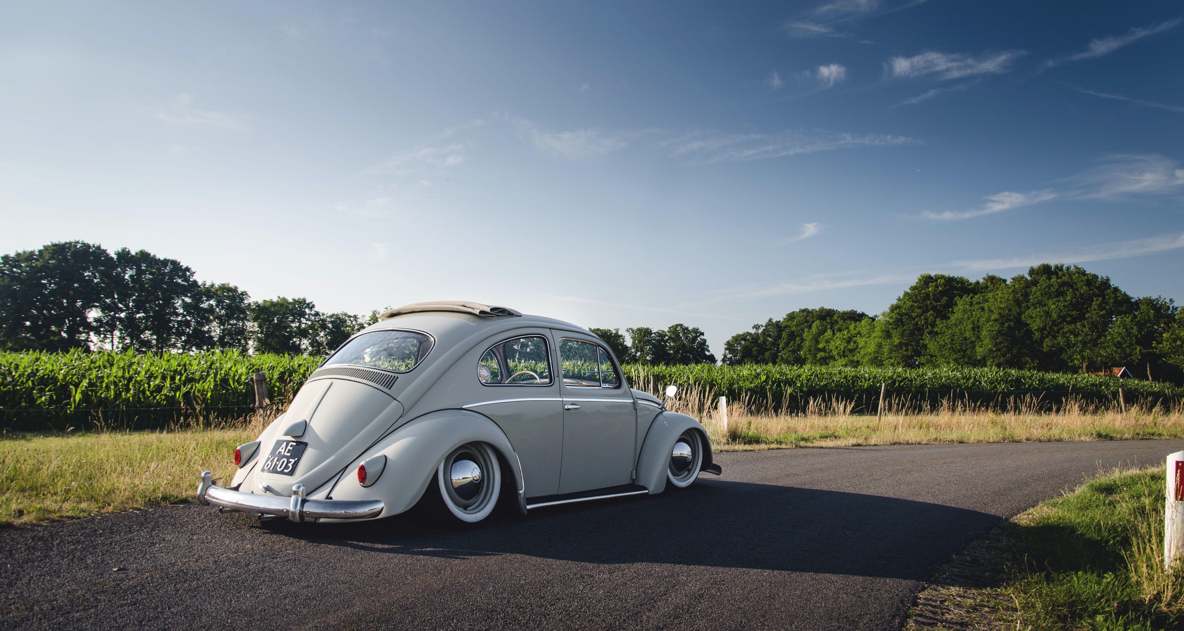 4928x2628 vehicle, Car, Volkswagen Beetle, Tuning Wallpaper HD / Desktop and Mobile Background