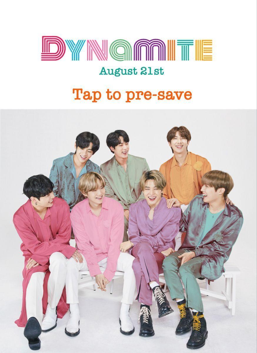 874x1200 BTS Dynamite Aesthetics Wallpaper .