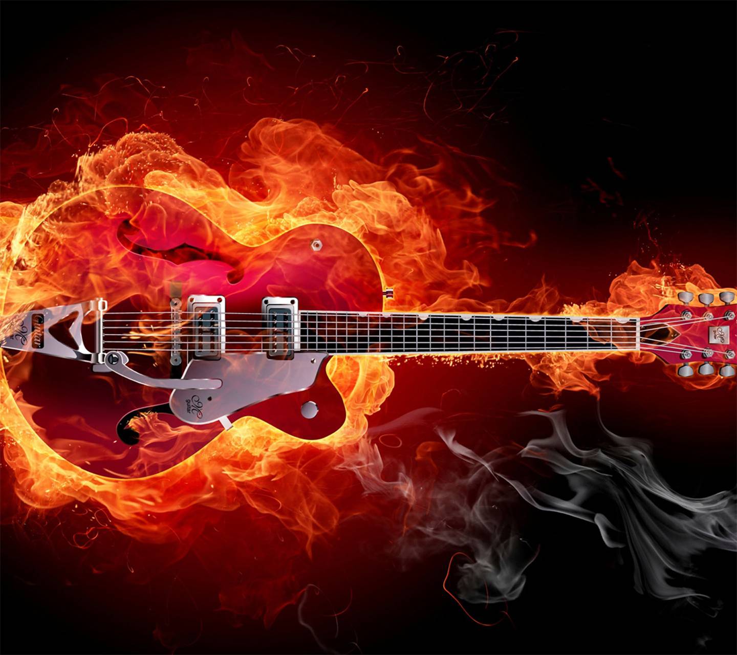 1440x1280 Abstract Guitar