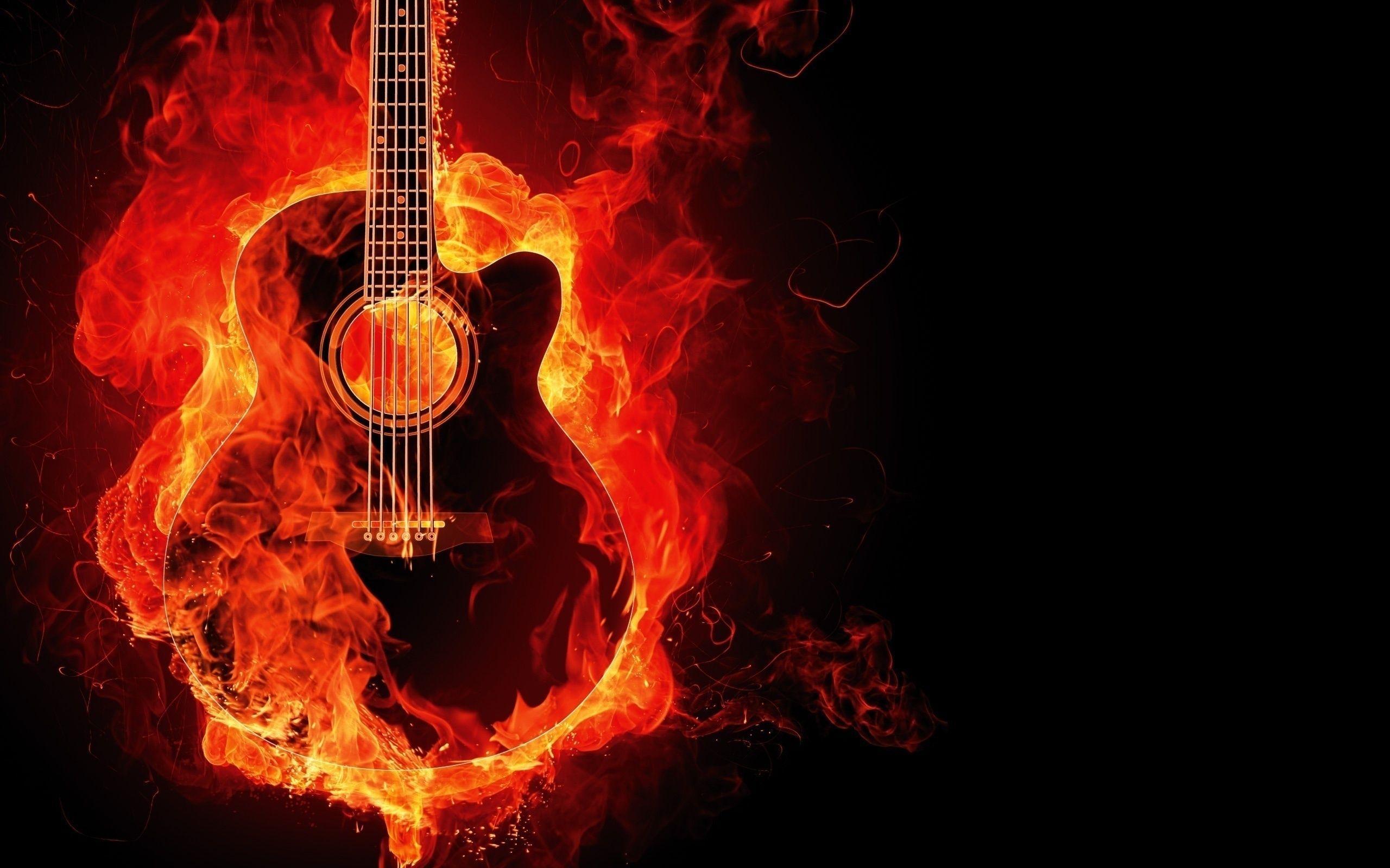 rockstar guitar background