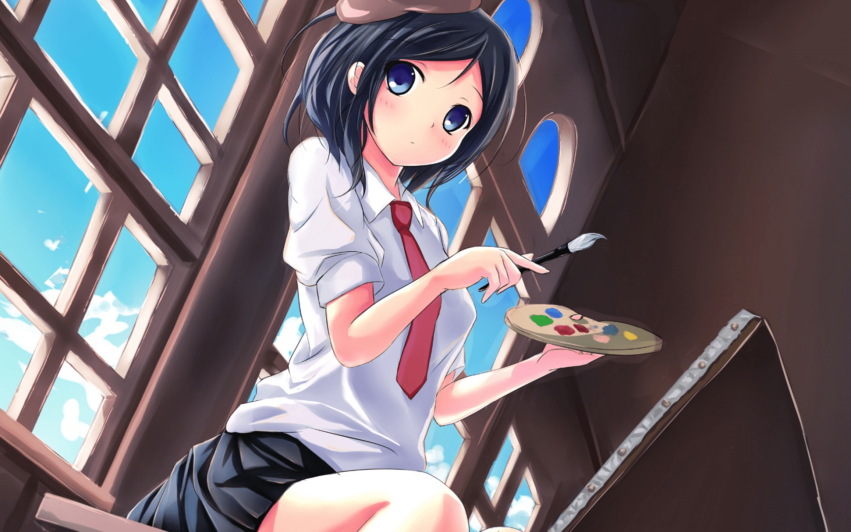 1680x1050 Download 1680x1050 Anime Girl, Art .