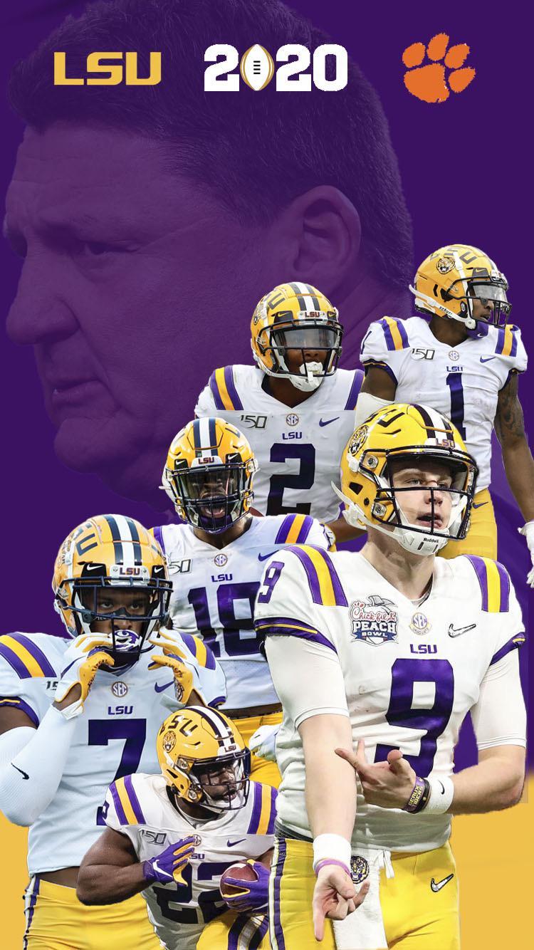 750x1334 LSU 2020 Wallpaper .