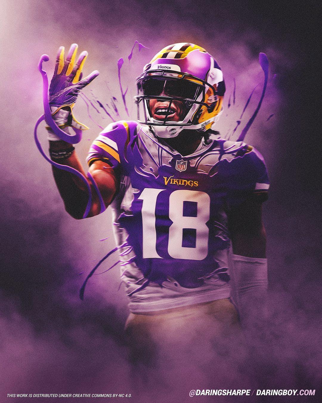 1080x1350 Justin Jefferson, Minnesota Vikings .ca