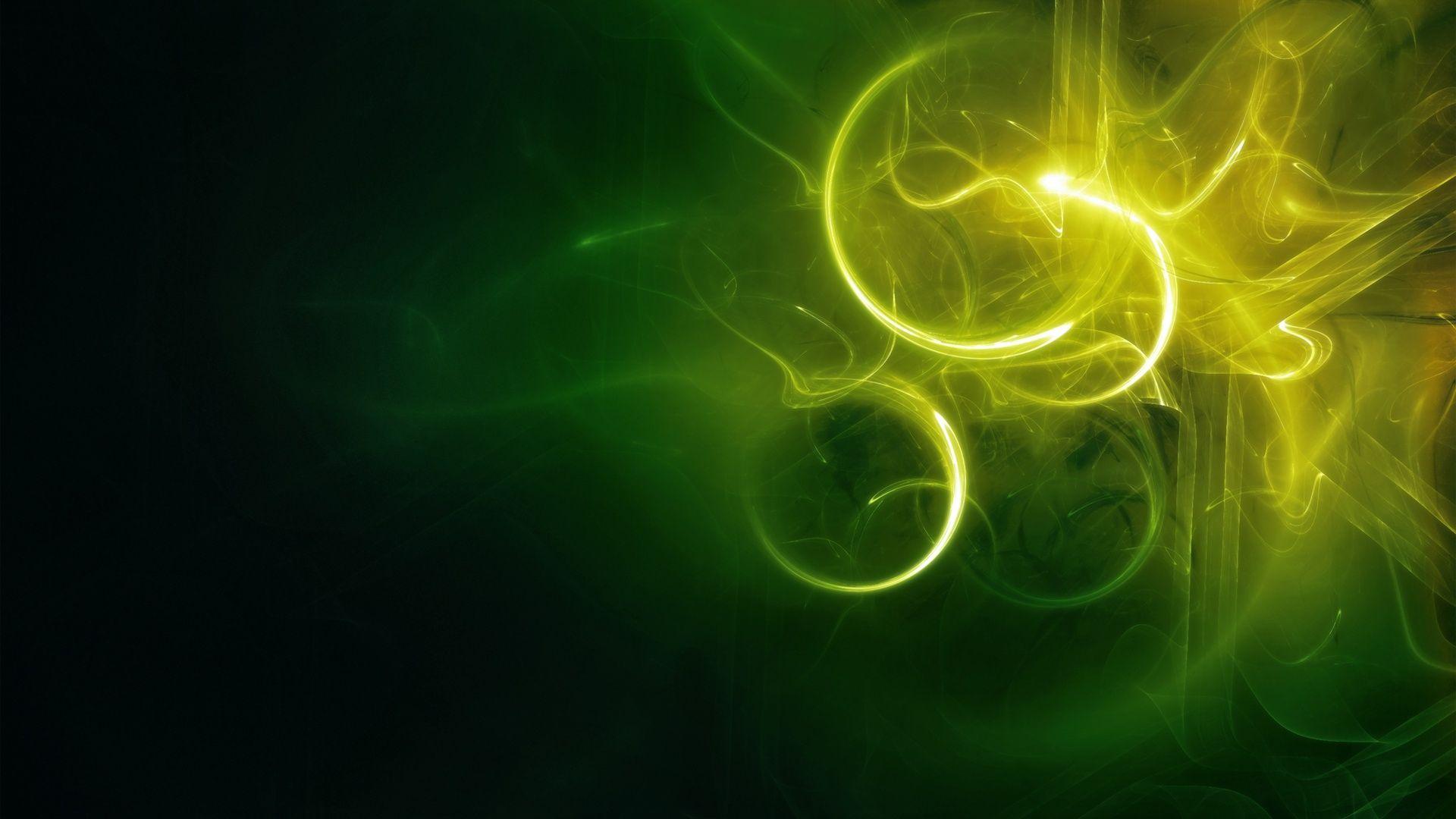 1920x1080 Green Abstract Background -