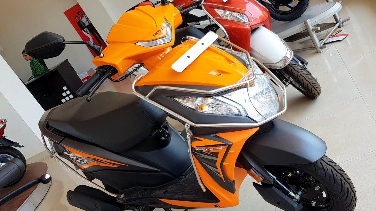 1280x720 Honda Dio Orange Colour .