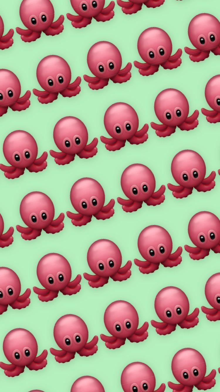 750x1334 Cute octopus sea aesthetic wallpaper .com