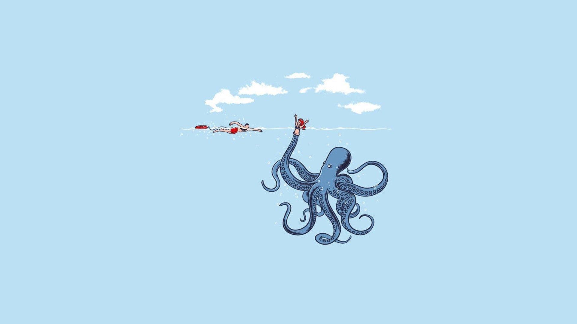 1920x1080 Octopus Wallpaper
