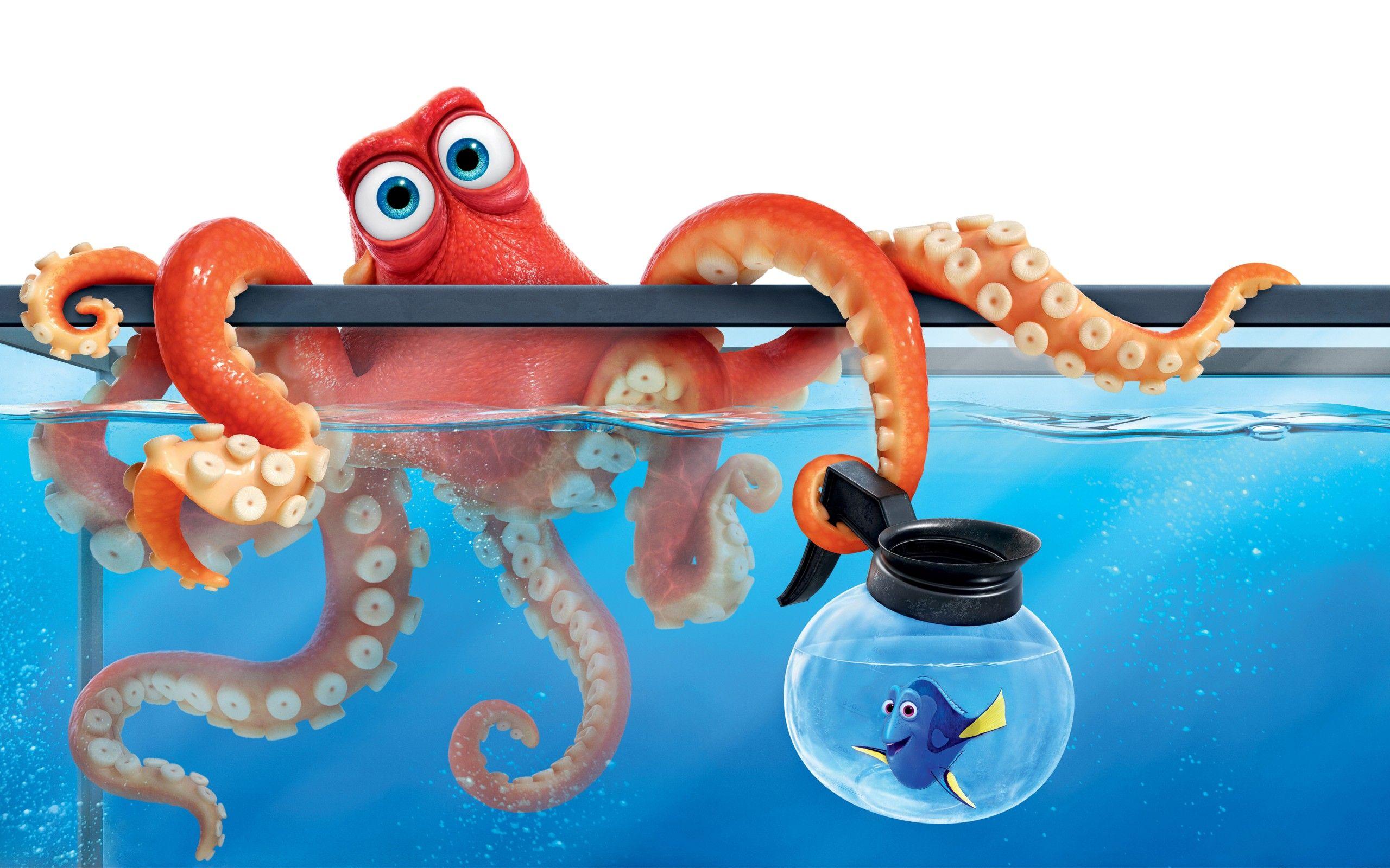 2560x1600 Finding Dory Hank Octopus Wallpaper .hdwallpaper.in