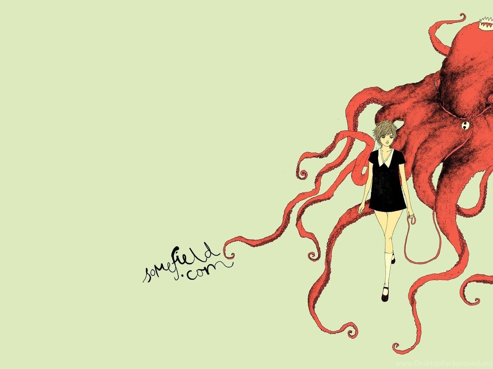 1600x1200 Abstract Octopus Wallpaper Desktop .