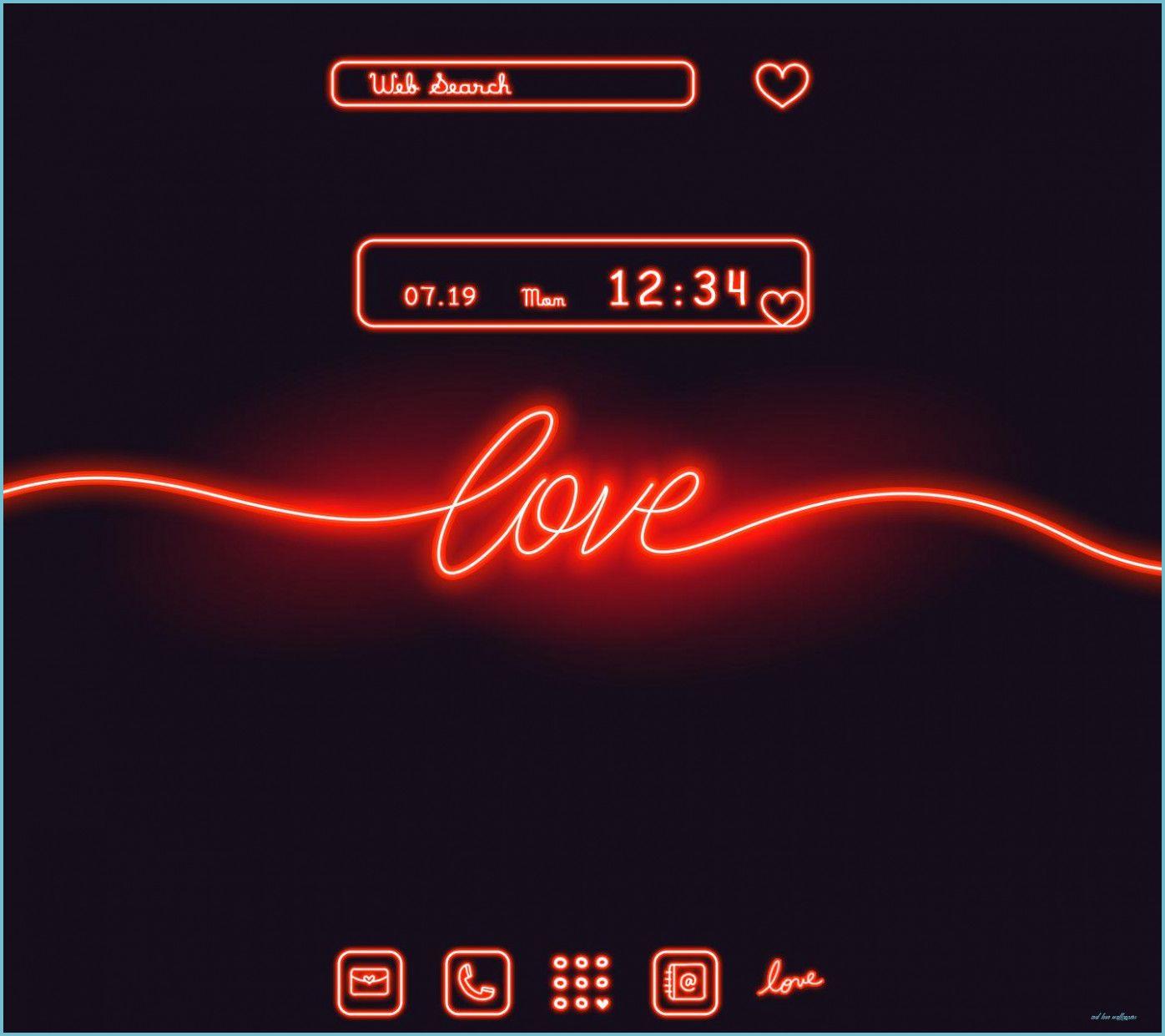 1396x1241 Cool Wallpaper Neon Love