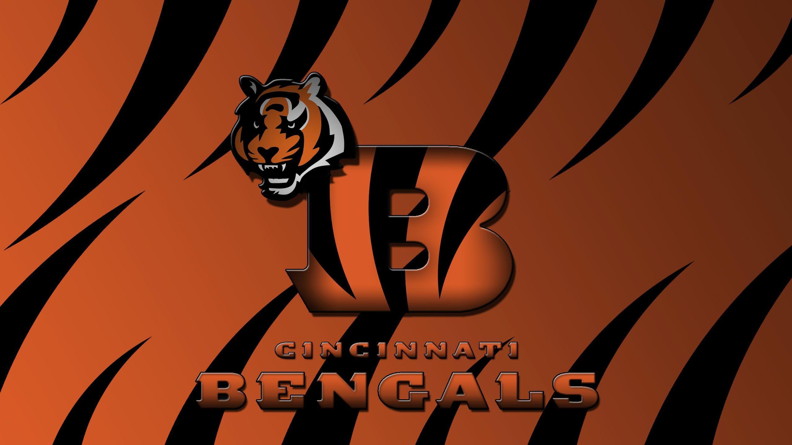 2560x1440 Cincinnati Bengals Logo Wallpaper .