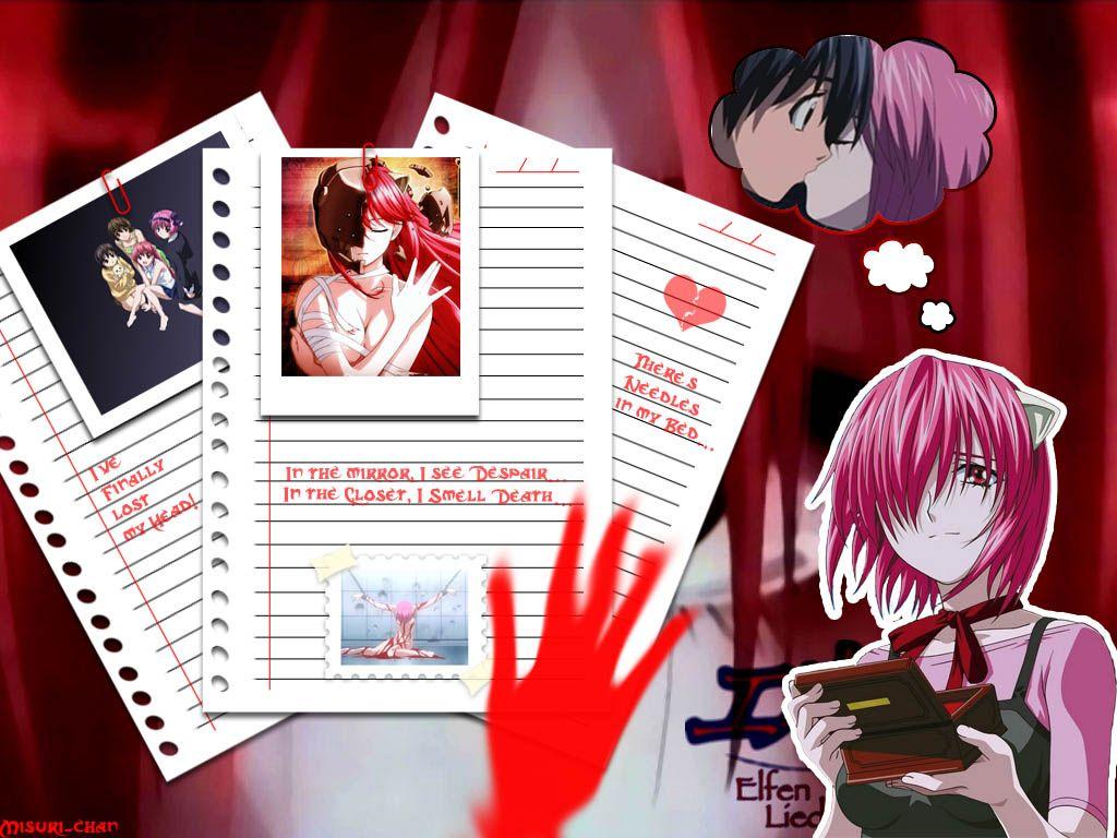 1024x768 Elfen Lied By Misuri Chan