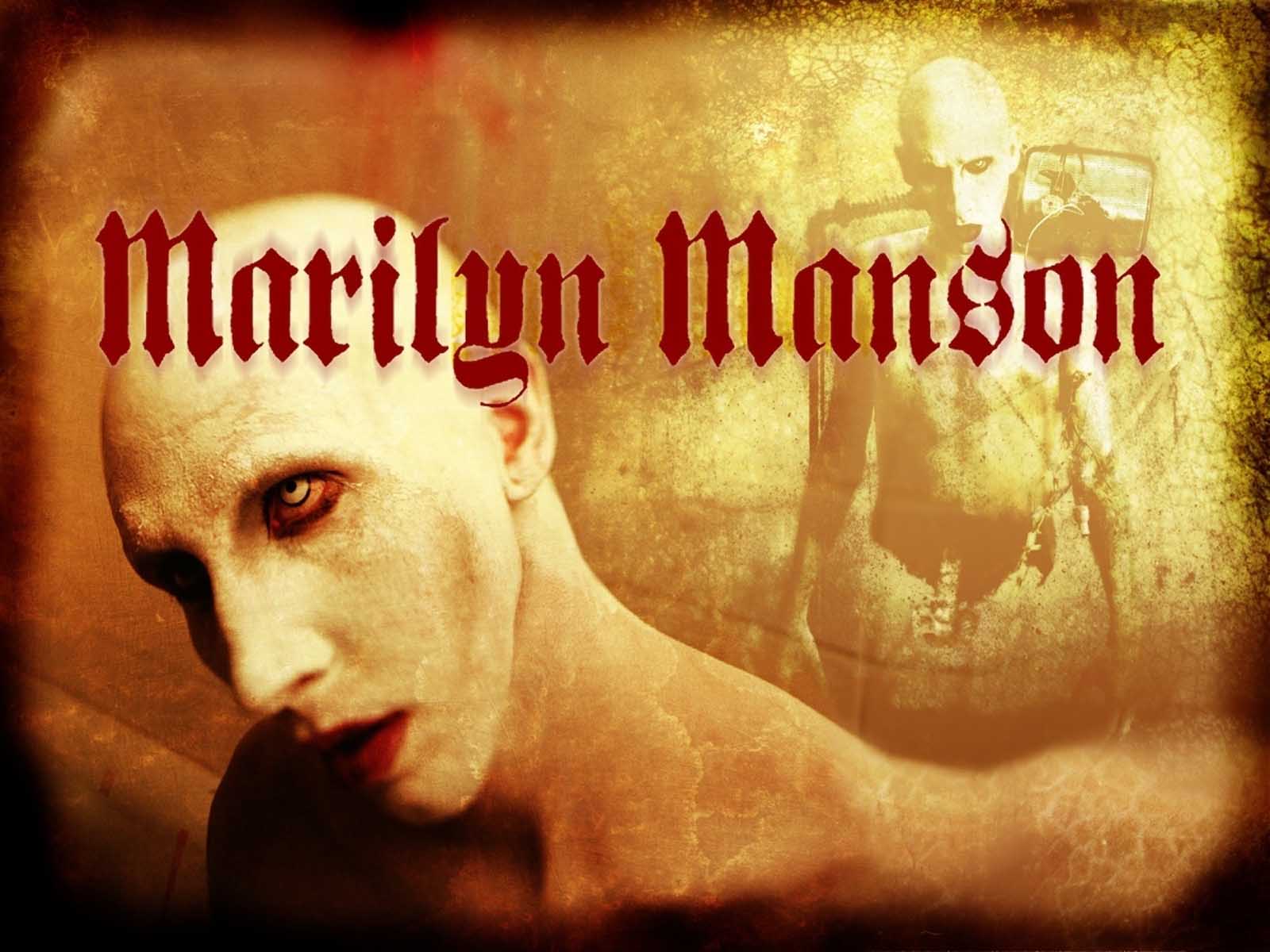 Débardeur Marilyn Manson - Logo Officiel, Coupe Classique, Pour Hommes Et Femmes