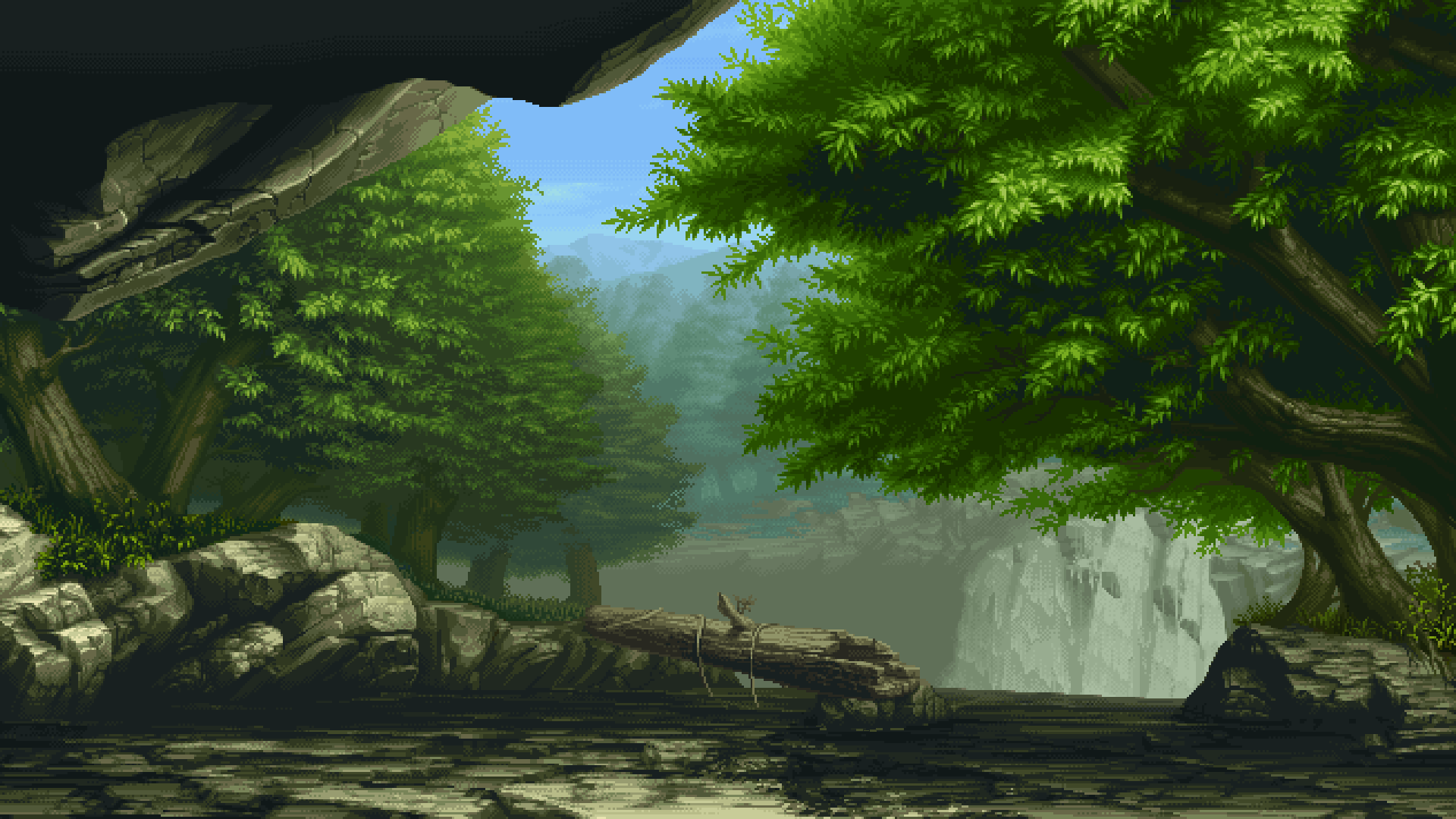 1920x1080 Anime Forest Background Gif Materi Pelajaran 5 Animated Games Old Background
