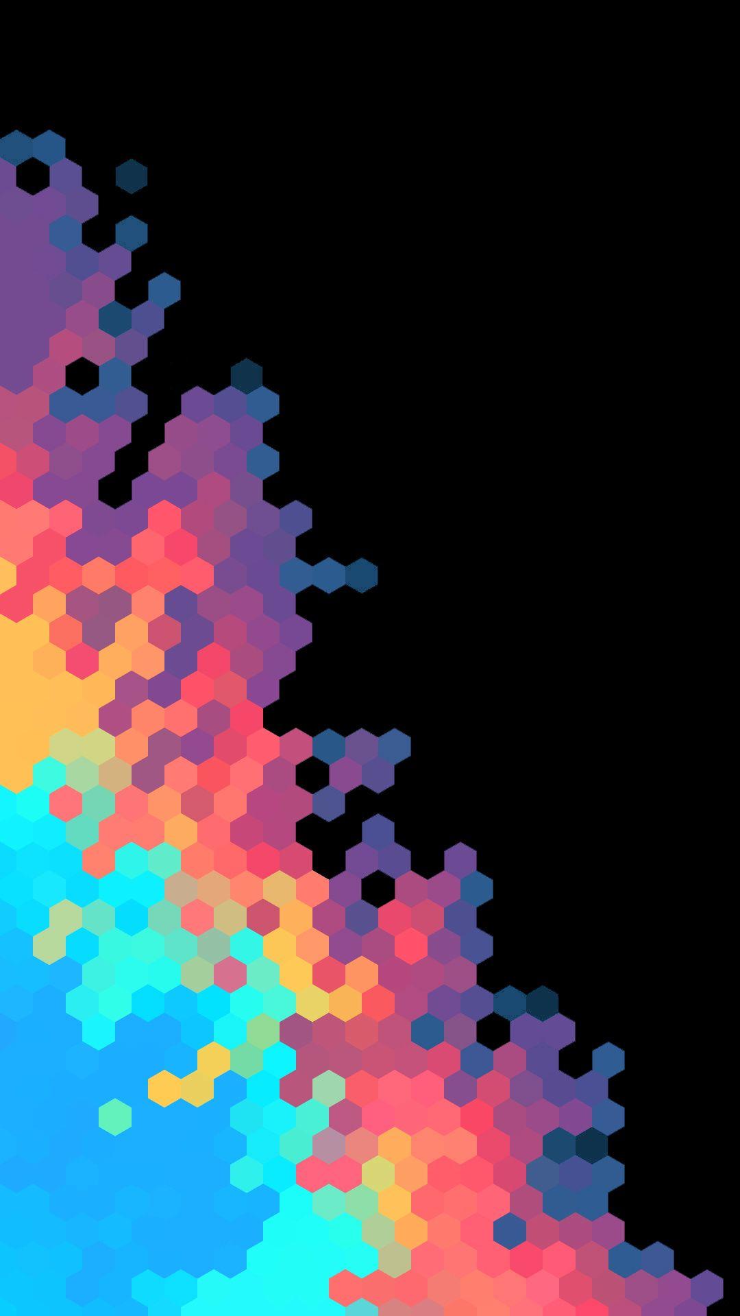 1080x1919 Phone Wallpaper Abstract Pixel Amoled .