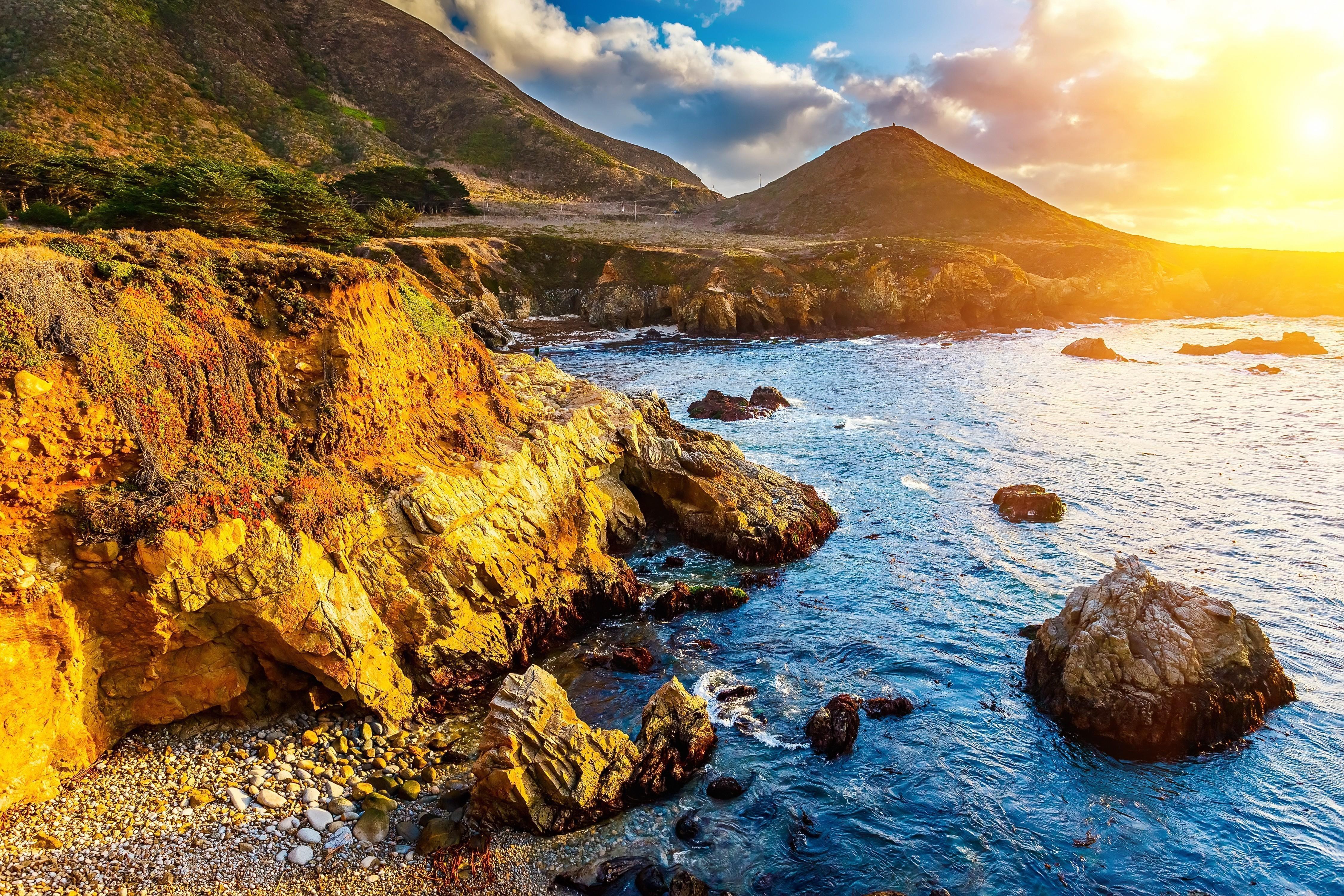 4500x3000 California Coastline Wallpaper .
