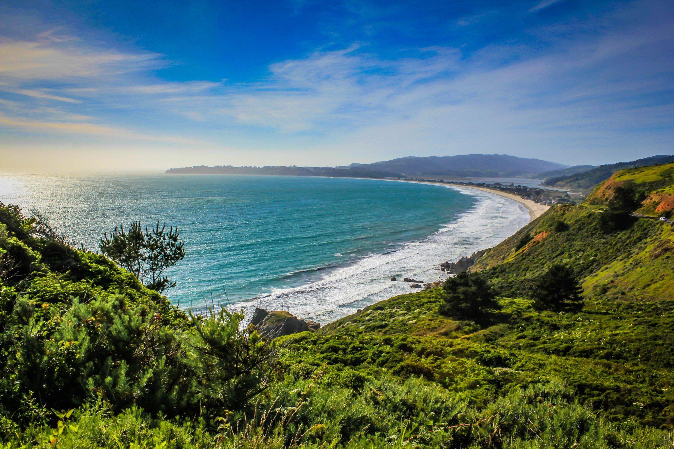 2200x1466 HD Wallpaper: The ocean view from Marin .