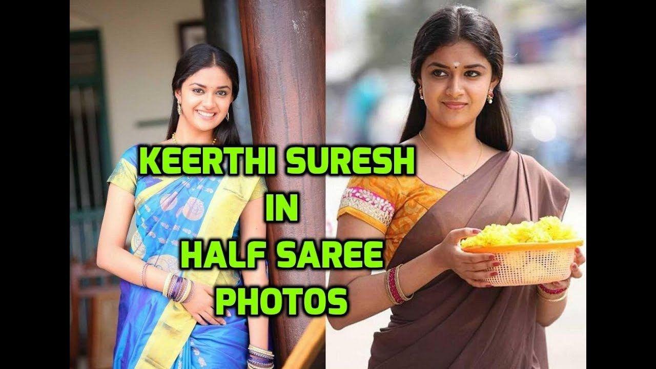 1280x720 Keerthi Suresh in Half Saree Photo .