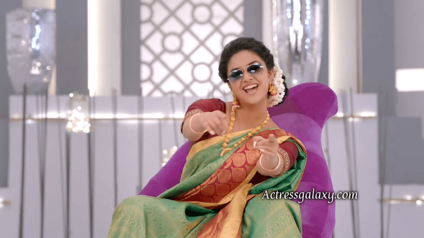 1366x768 Keerthi Suresh Chennai Silks Diwali .itl.cat