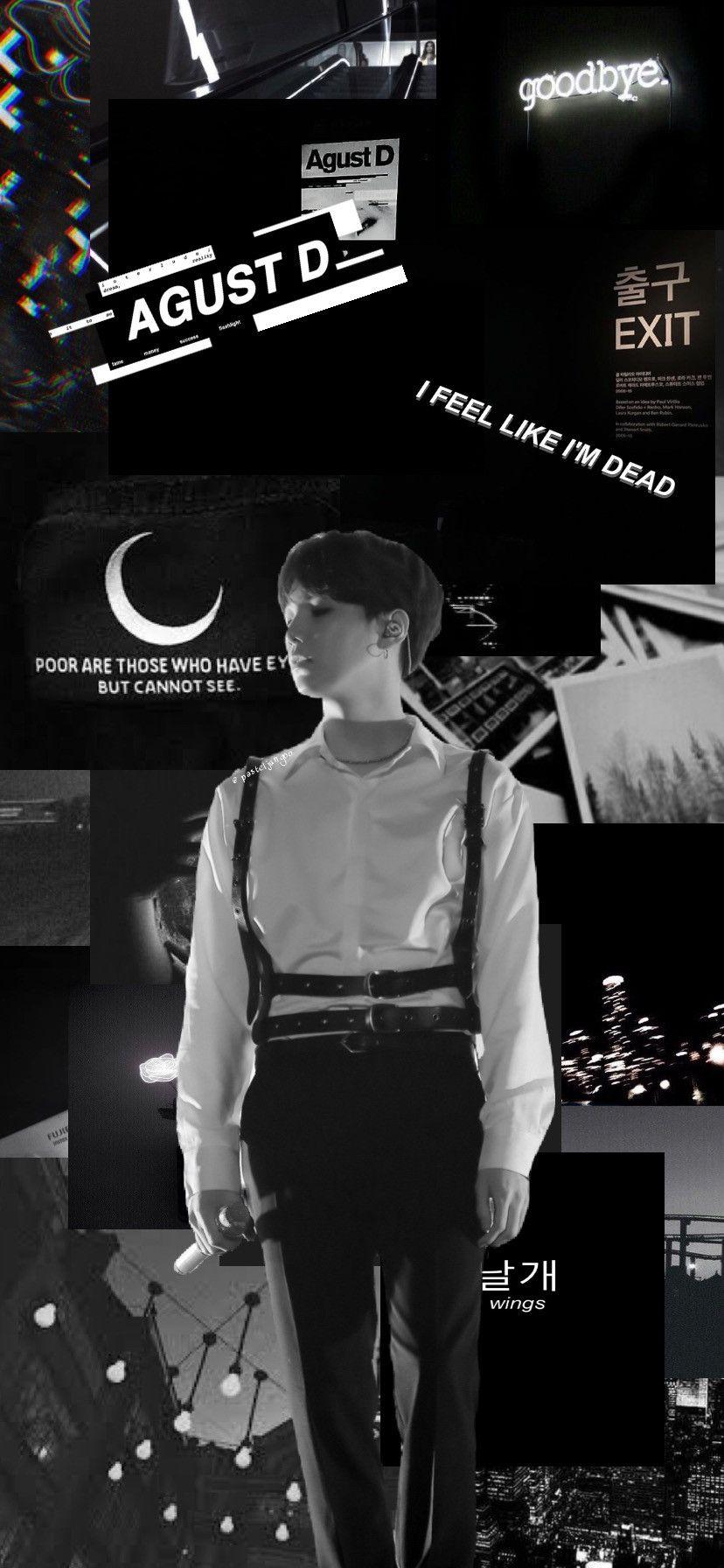 828x1792 Agust D Black Aesthetic .sadistria.