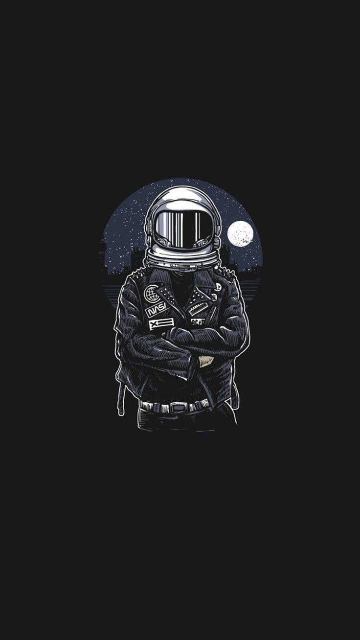 Astronaut Black and White Wallpapers - Top Free Astronaut Black and White  Backgrounds - WallpaperAccess