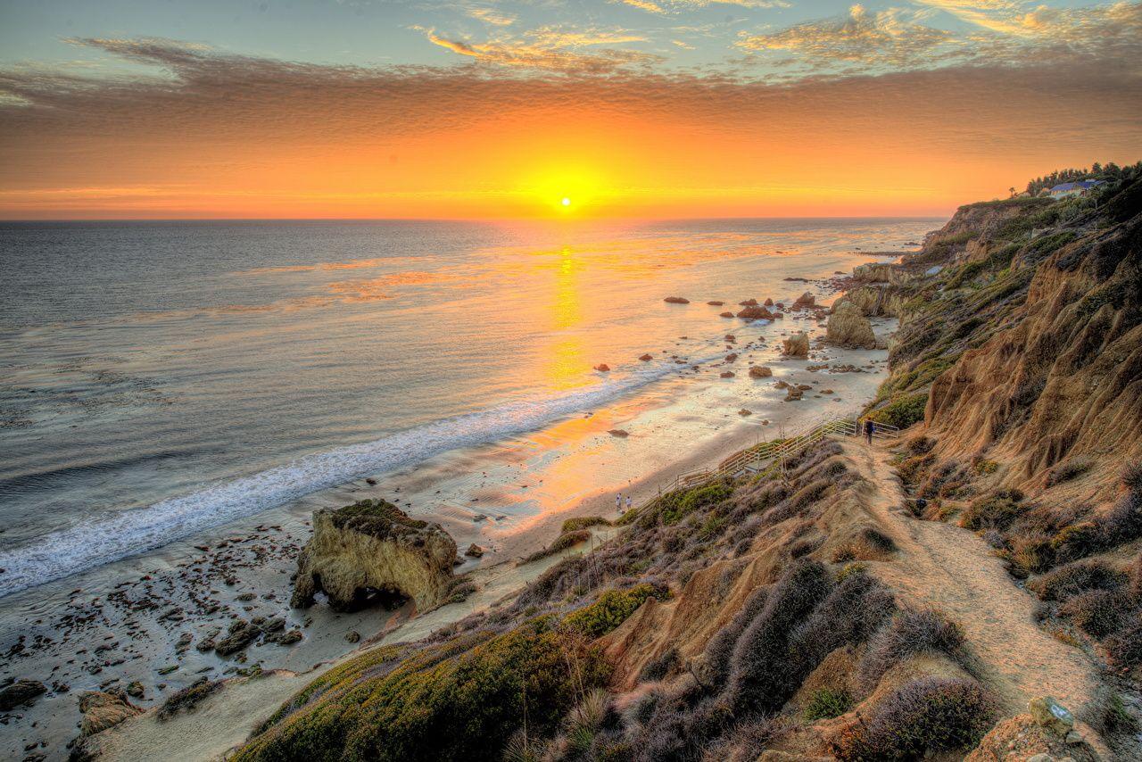1280x854 Malibu Beach Wallpaper .
