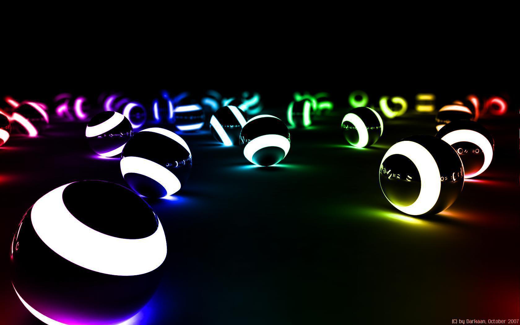 1680x1050 Colorful 3D