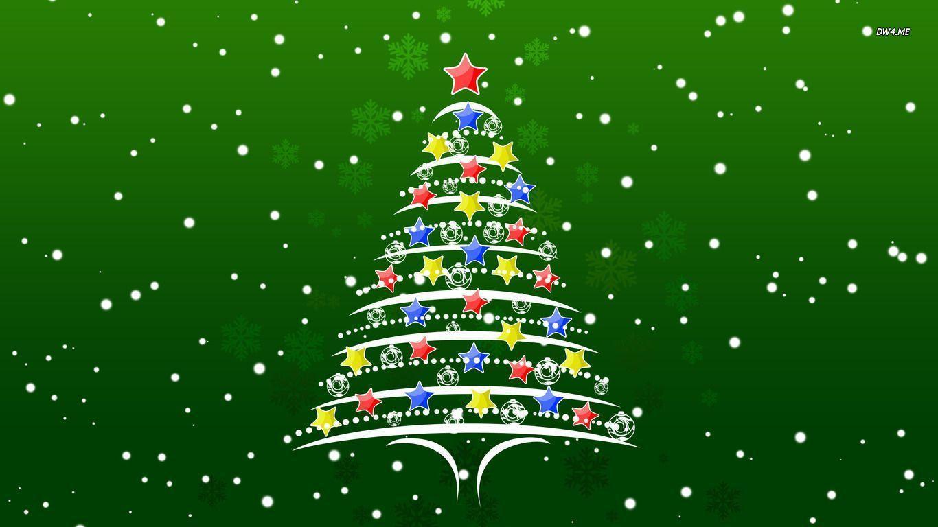1366x768 Holiday Christmas Tree Background .itl.cat