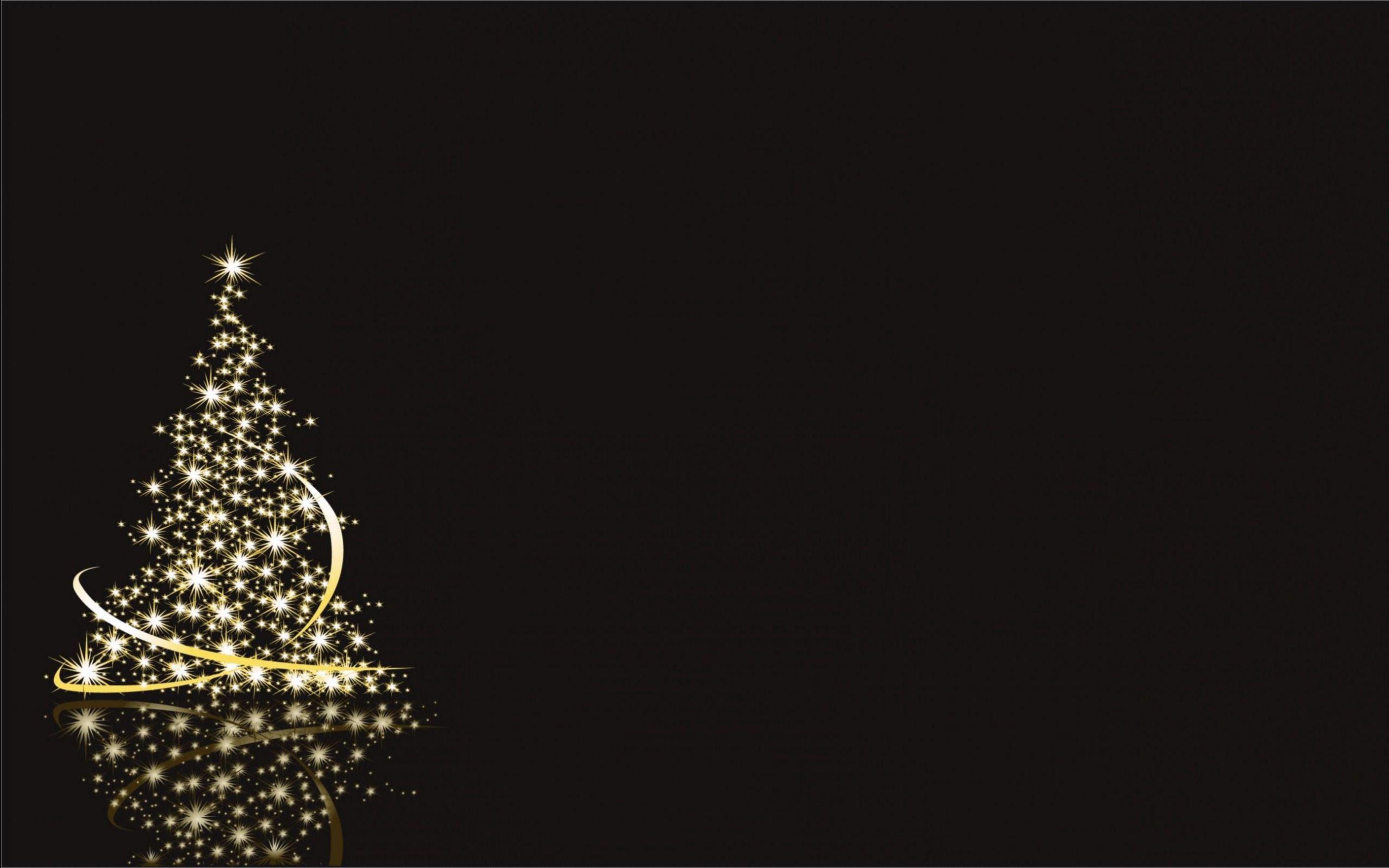 2816x1760 Black And Gold Christmas Tree Wallpaper .novocom.top