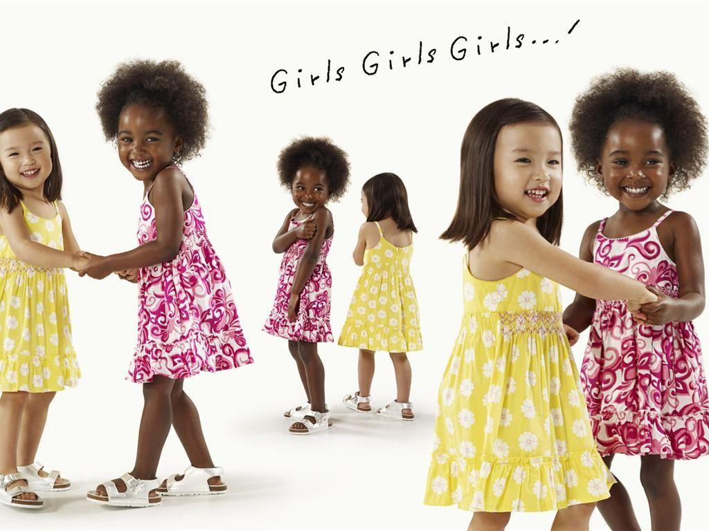 1024x768 Colorful Children's Fashion Wallpaper .com