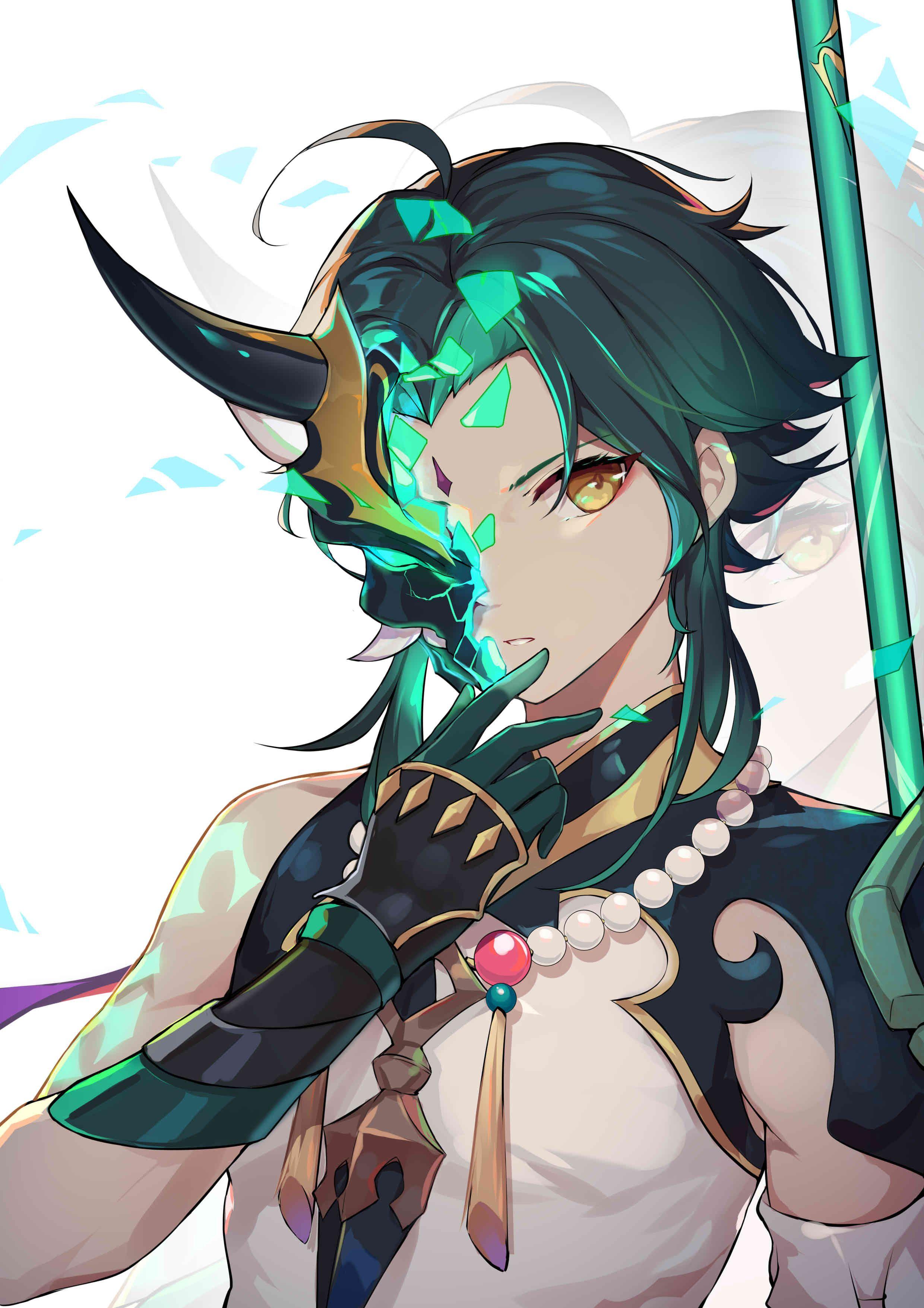 2480x3508 Xiao (Genshin Impact) Anime .