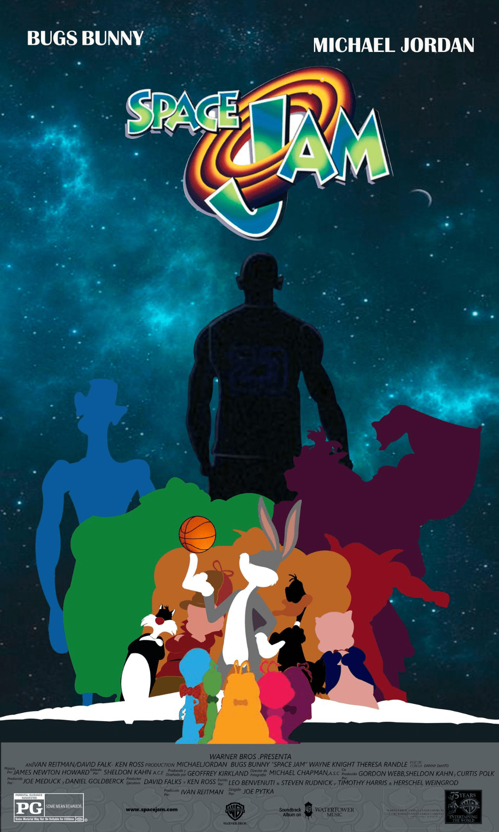 1000x1667 Space Jam iPhone Wallpaper
