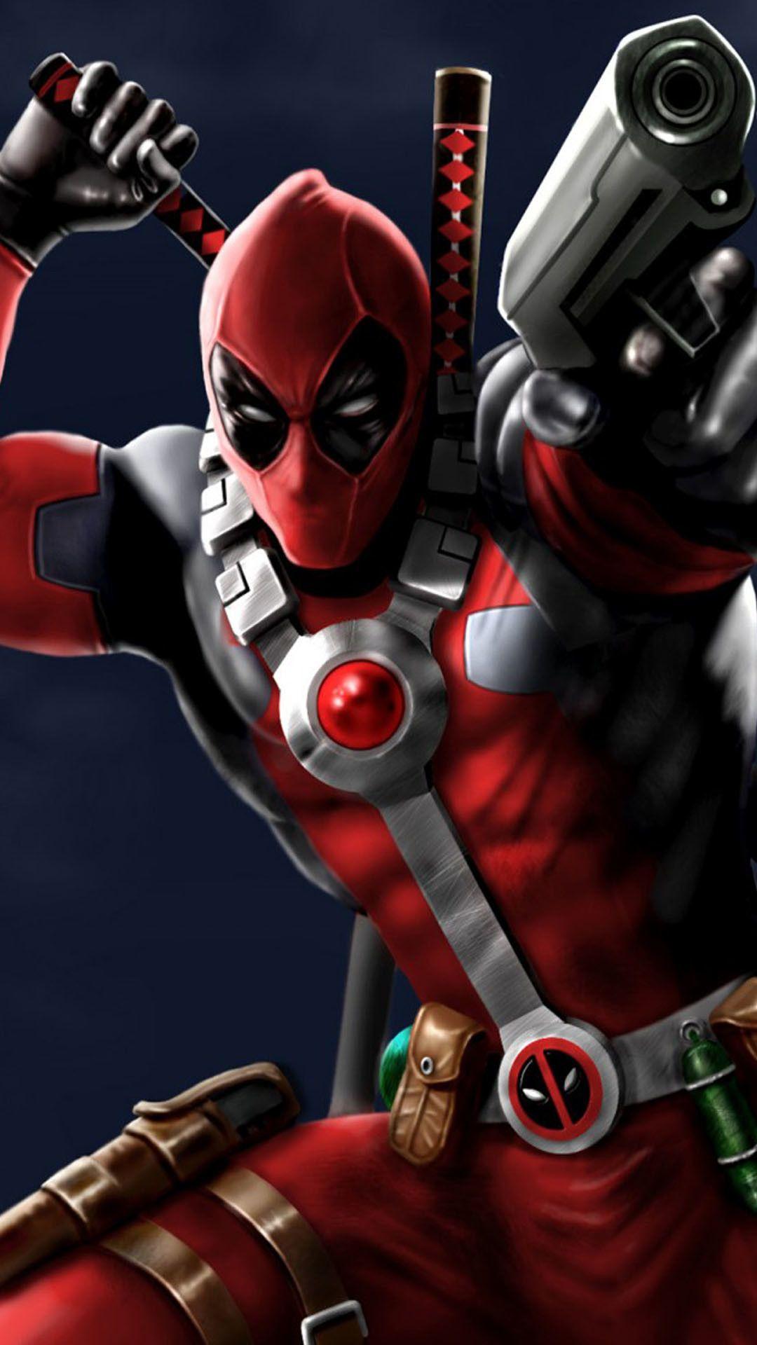 1080x1920 Background Lock Screen Deadpool