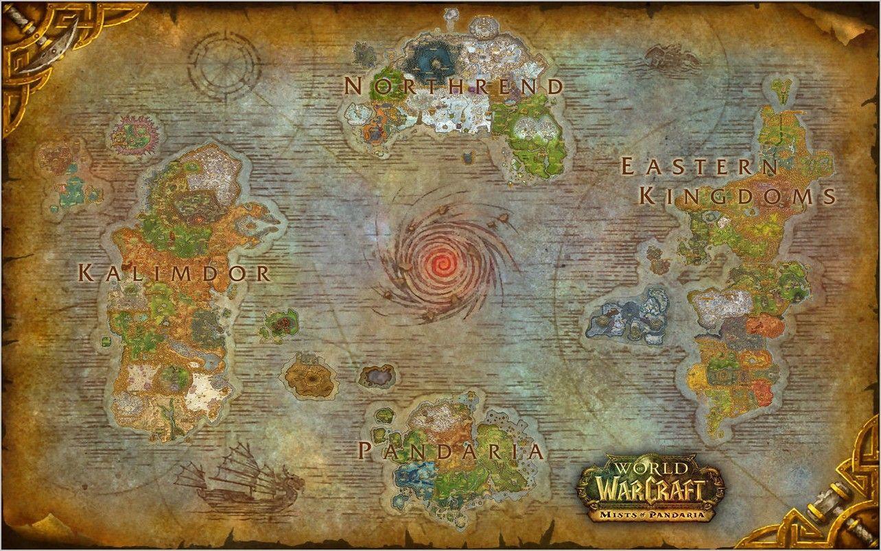 World Of Warcraft Map Wallpapers Top Free World Of Warcraft Map 