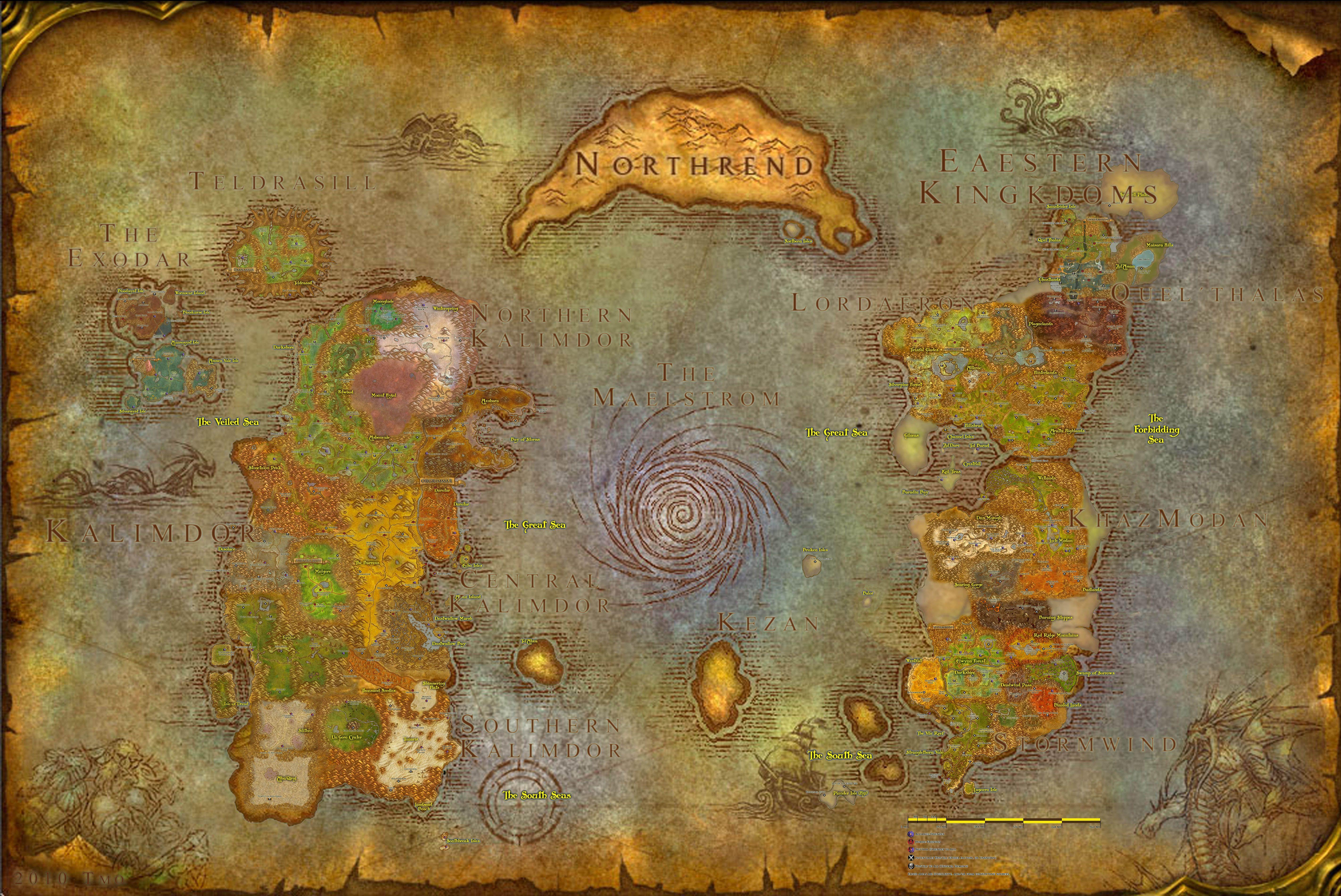 5688x3804 World of Warcraft map