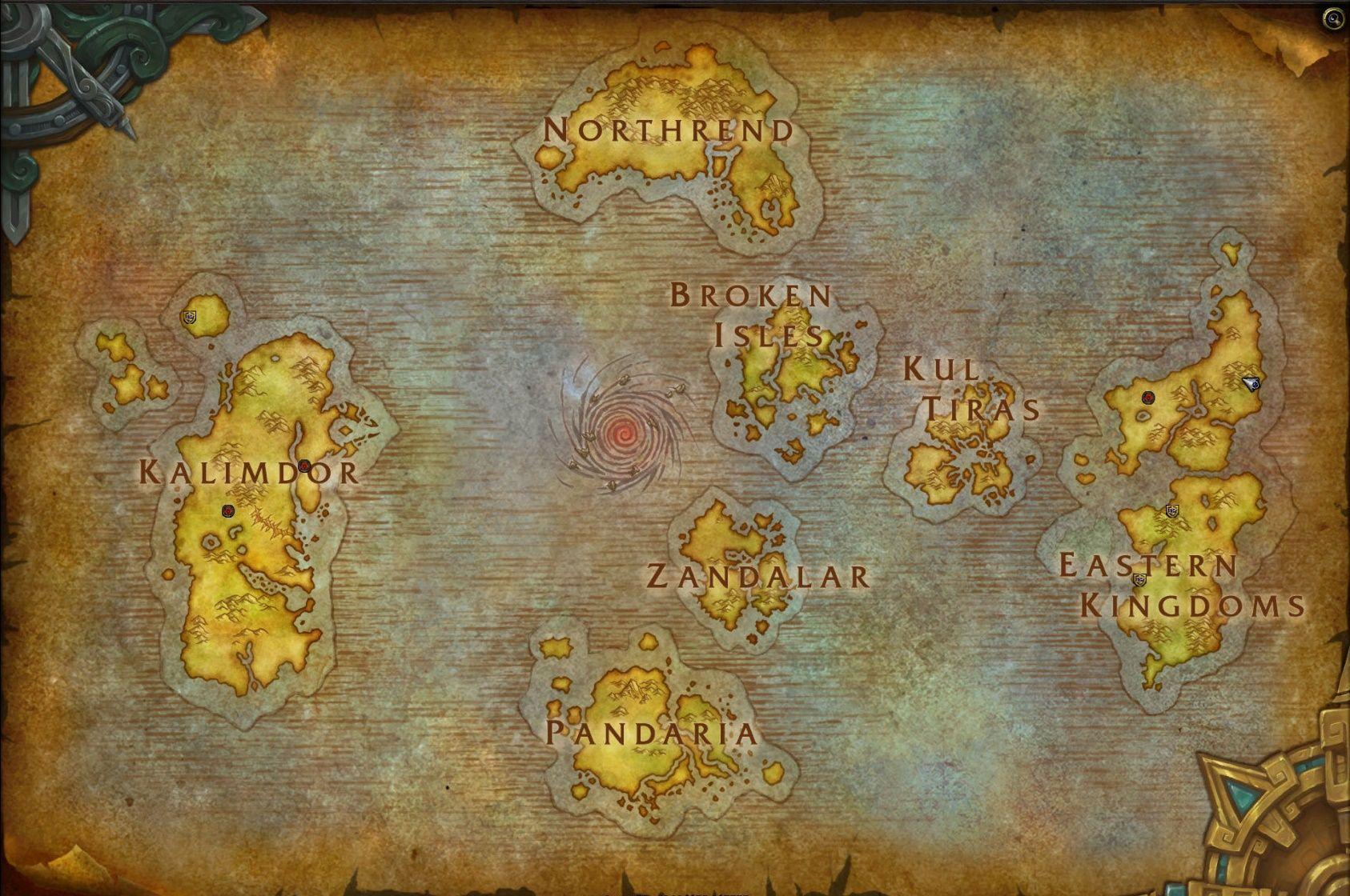 World of Warcraft Map Wallpapers - Top Free World of Warcraft Map ...