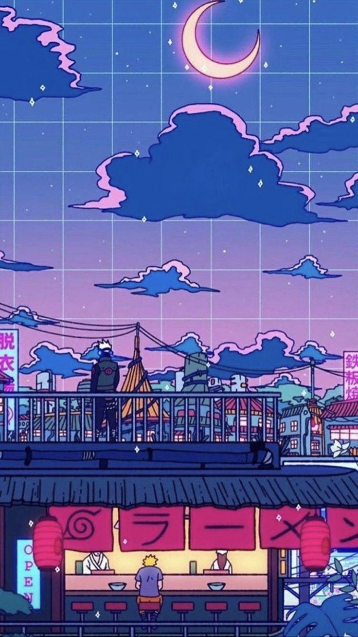 736x1309 Ichiraku Ramen Shøp. Illüstrasyon .