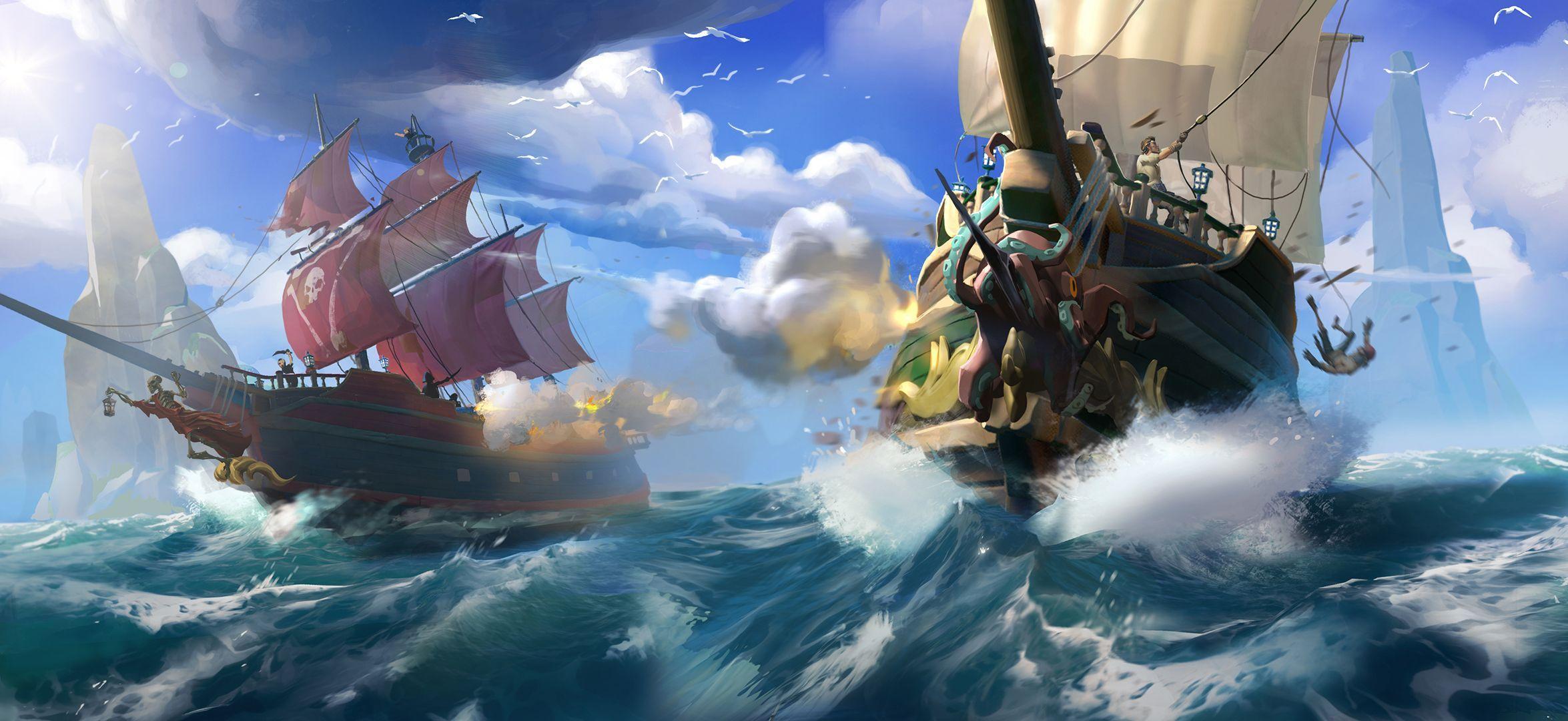 2350x1080 Sea of Thieves, HQ Background. HD .com