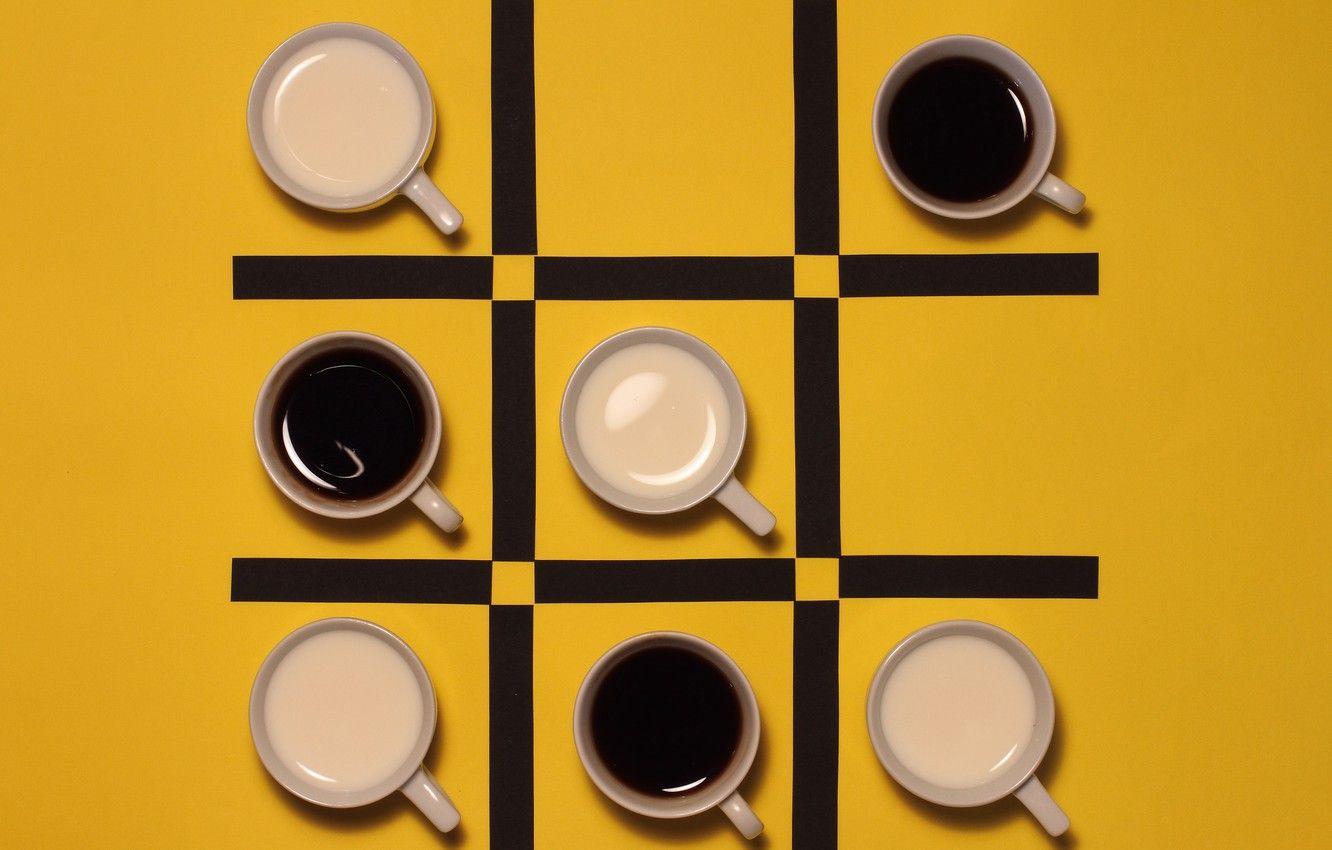 1332x850 black, coffee, Cup, TIC TAC toe, milk .