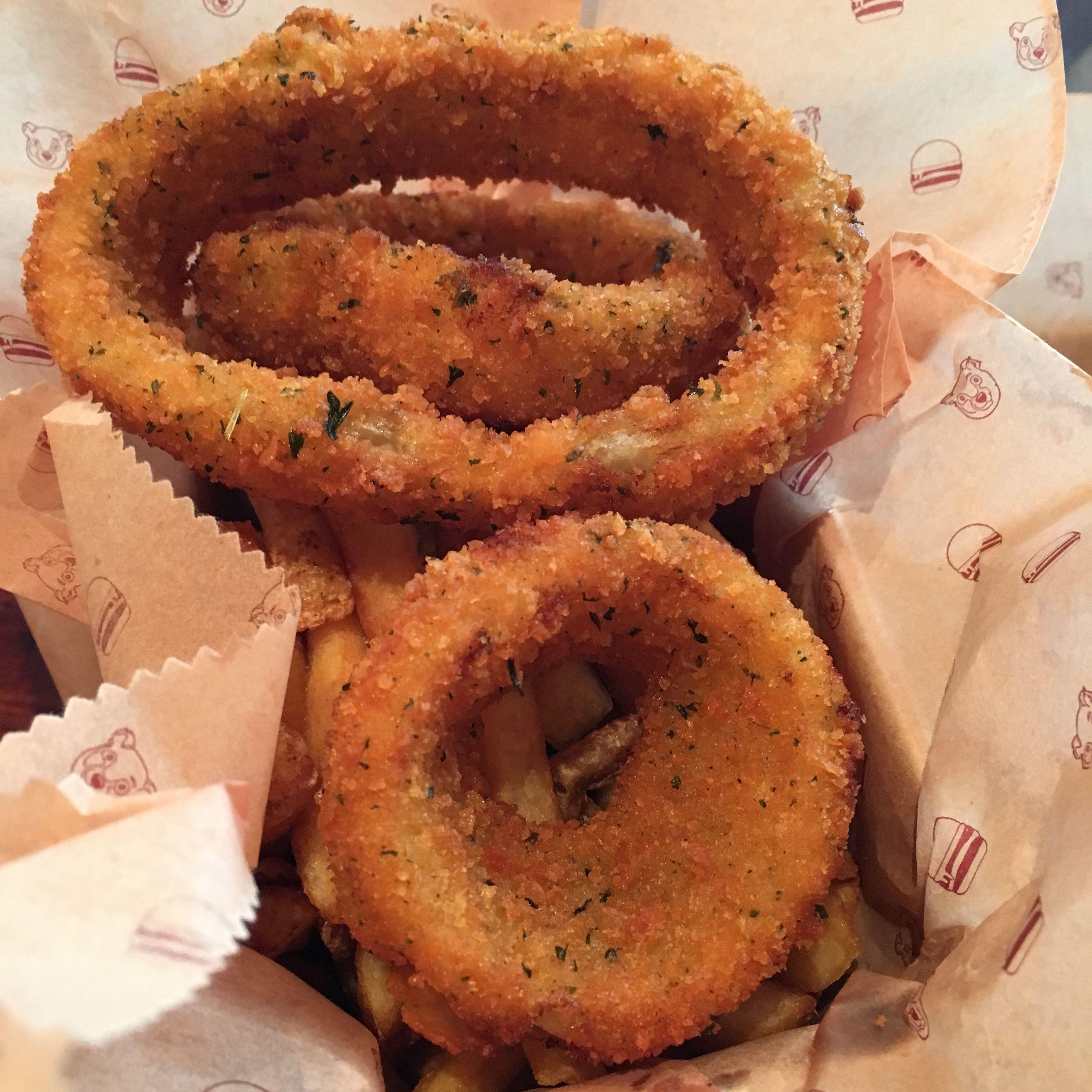 3024x3024 onion rings with fries free image