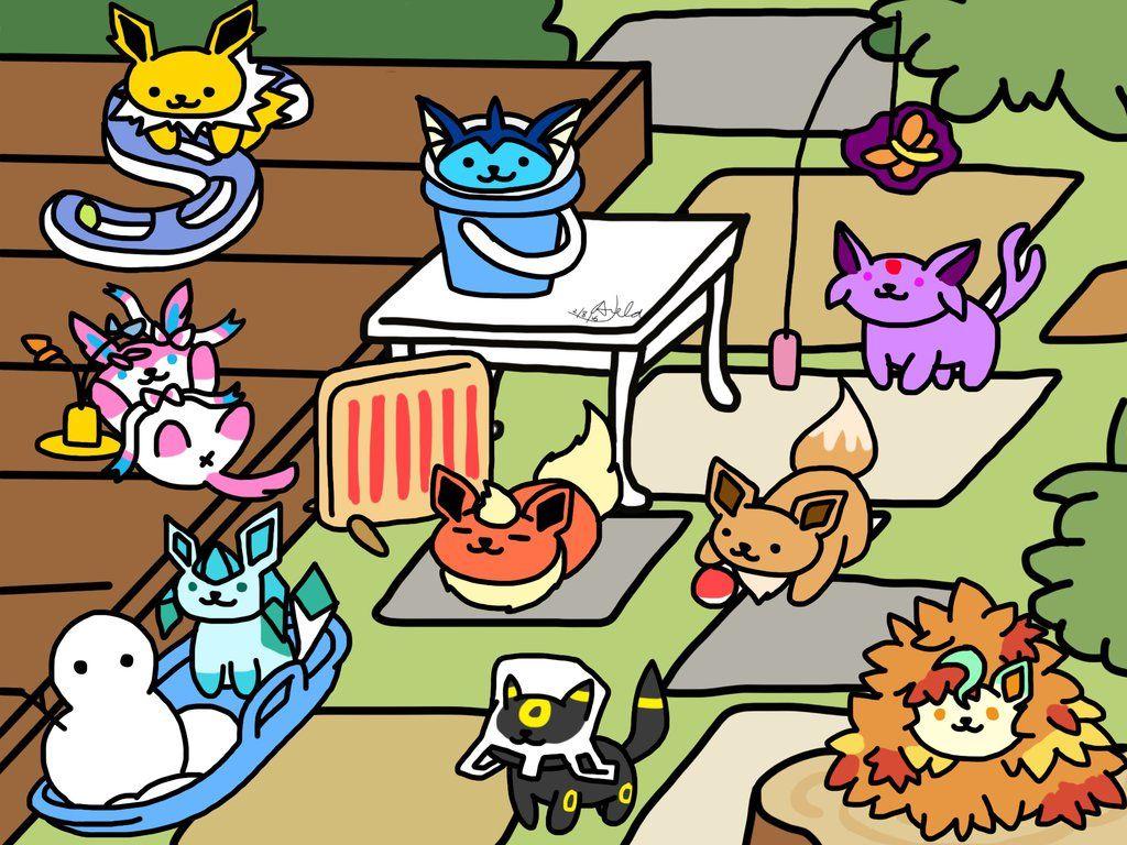 1024x768 all neko atsume wallpaper Atsume